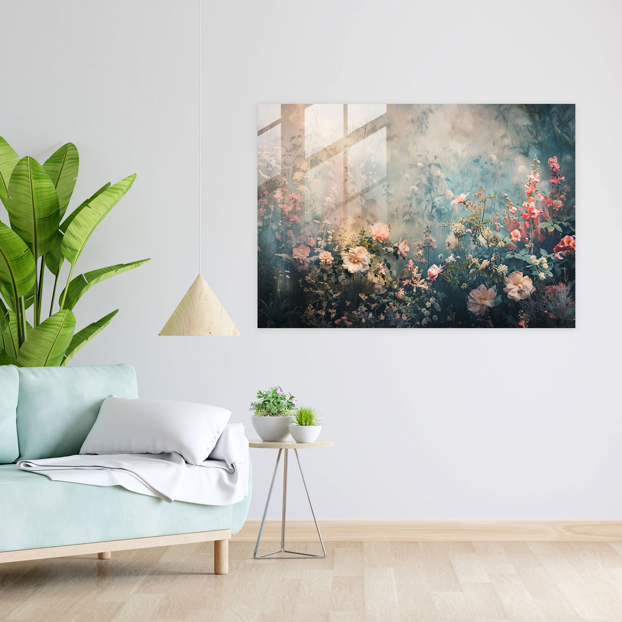 Dream Garden Glass Print - Post-Impressionism, Glass Print, Modern Art, Home Decoration