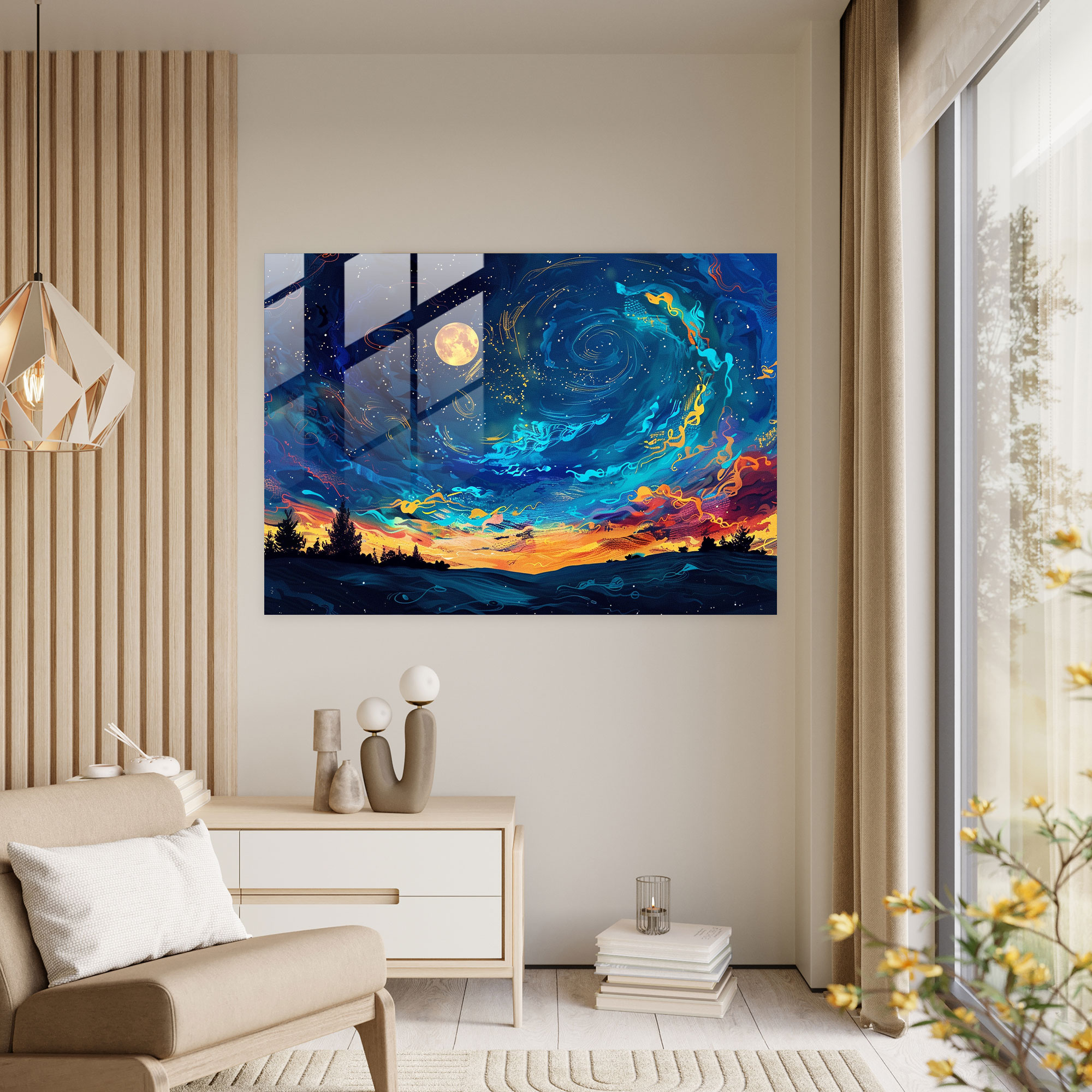 Post-Impressionism Glass Print - Post-Impressionism, Glass Print, Wall Decoration, Modern Art