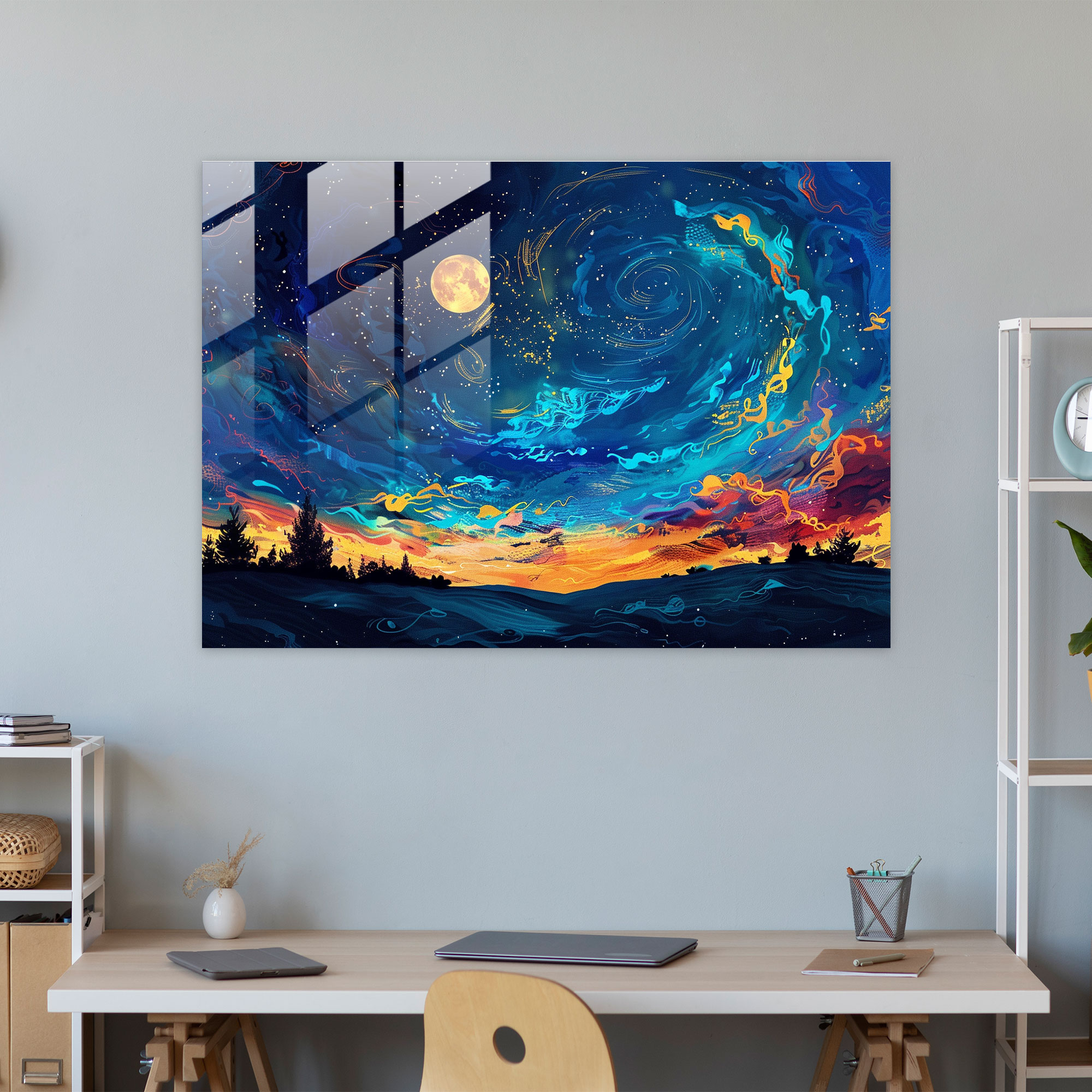 Post-Impressionism Glass Print - Post-Impressionism, Glass Print, Wall Decoration, Modern Art