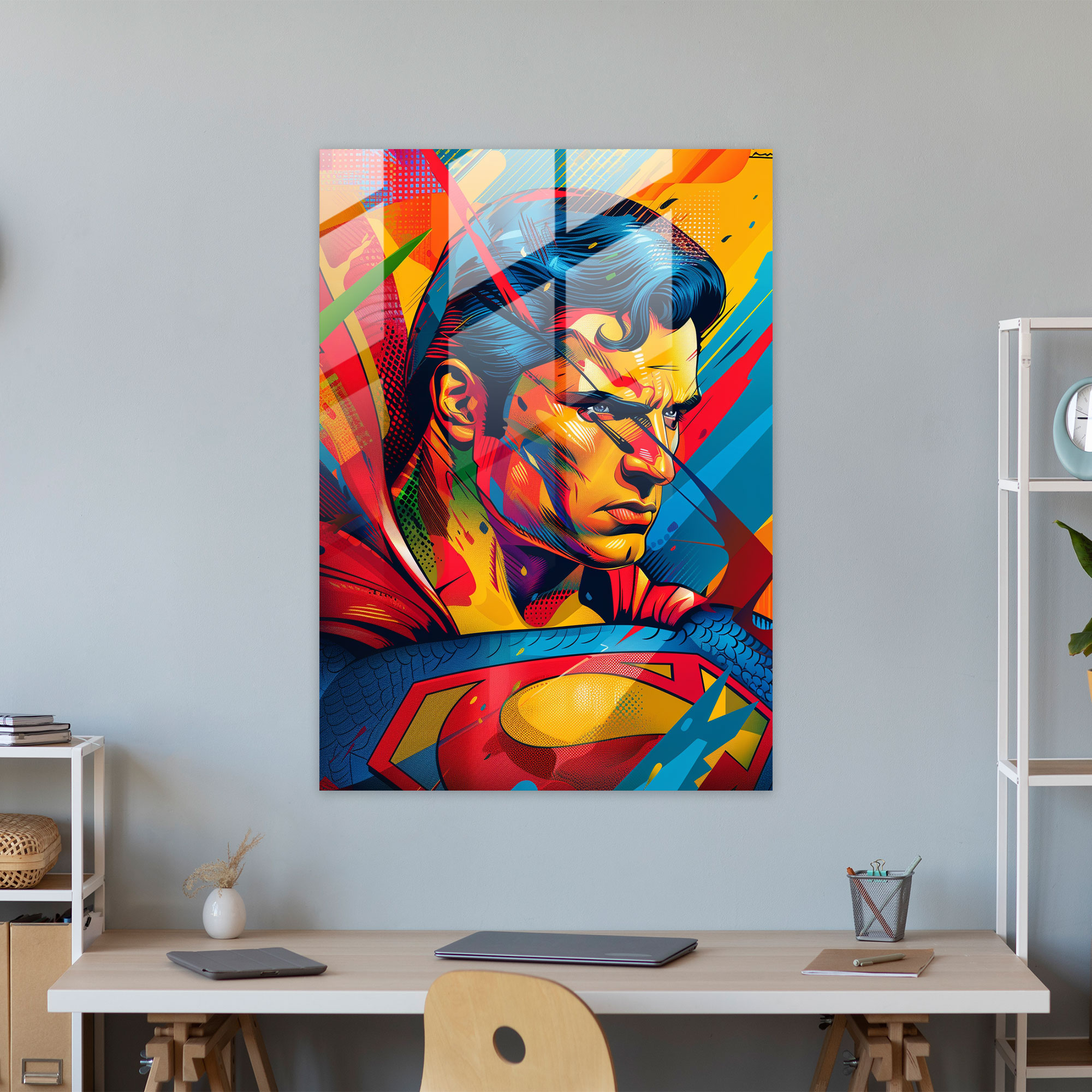 Popart Style Glass Print - Popart, Glass Art, Glass Wall Art, Popart Style