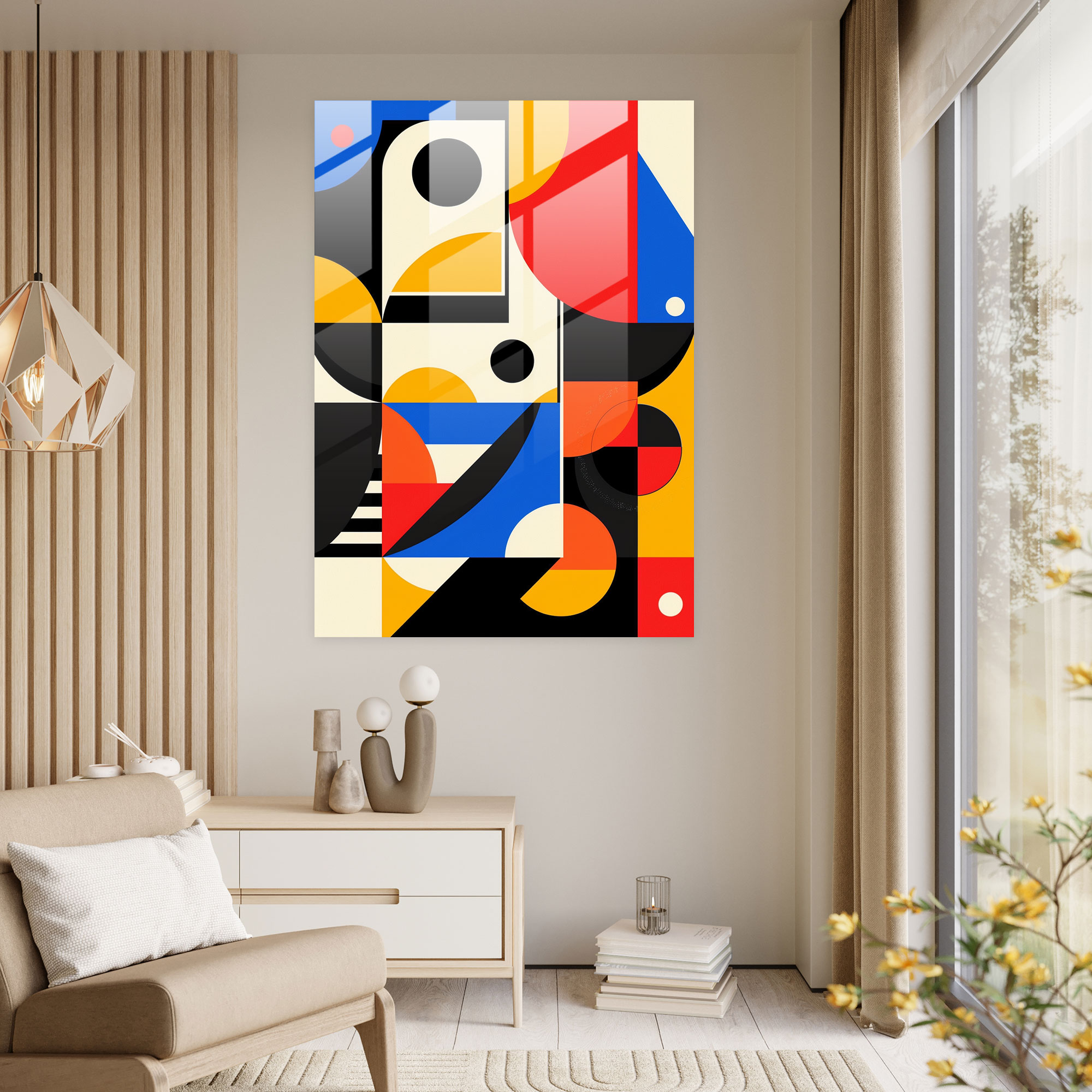 Popart Style Glass Wall Art - Popart, Glass Wall Art, Modern Art, Glass Art