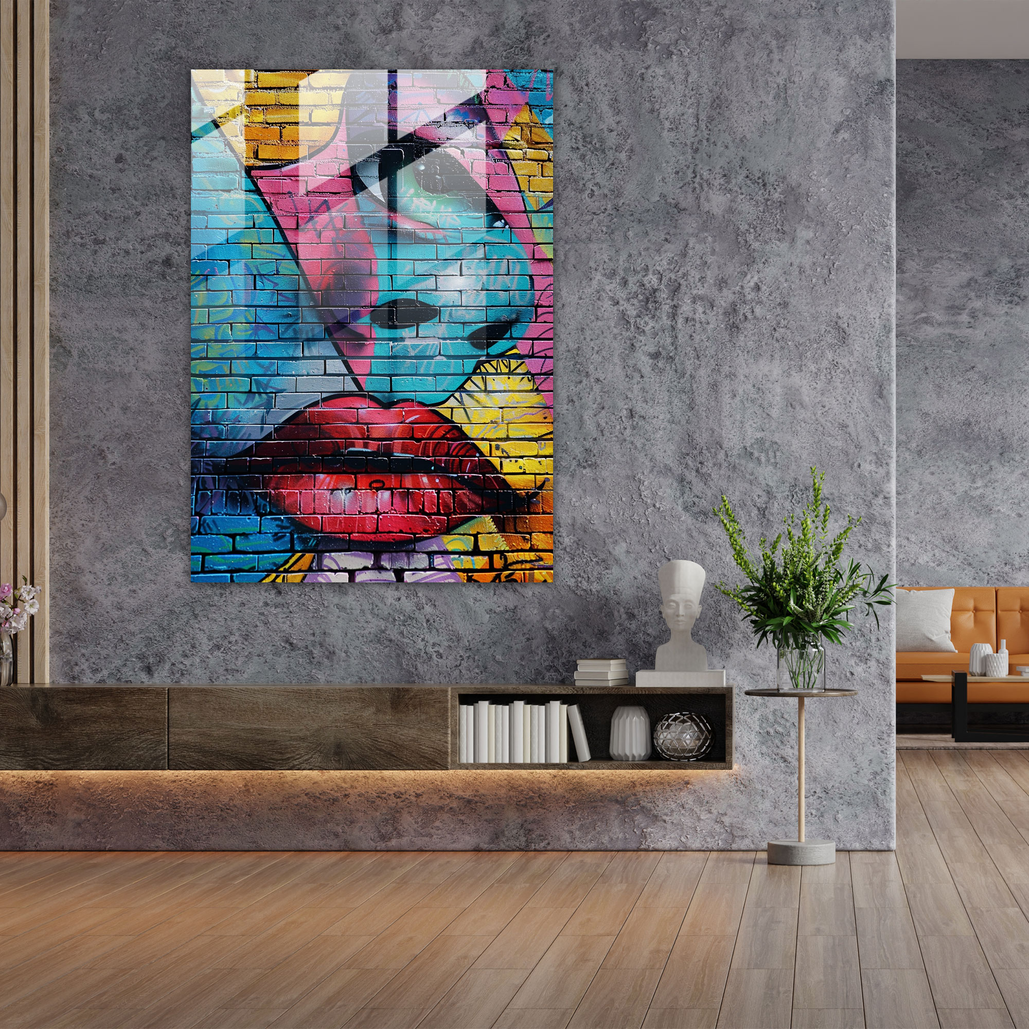 Popart Style Wall Decoration - Popart, Wall Decoration, Home Decoration, Glass Print