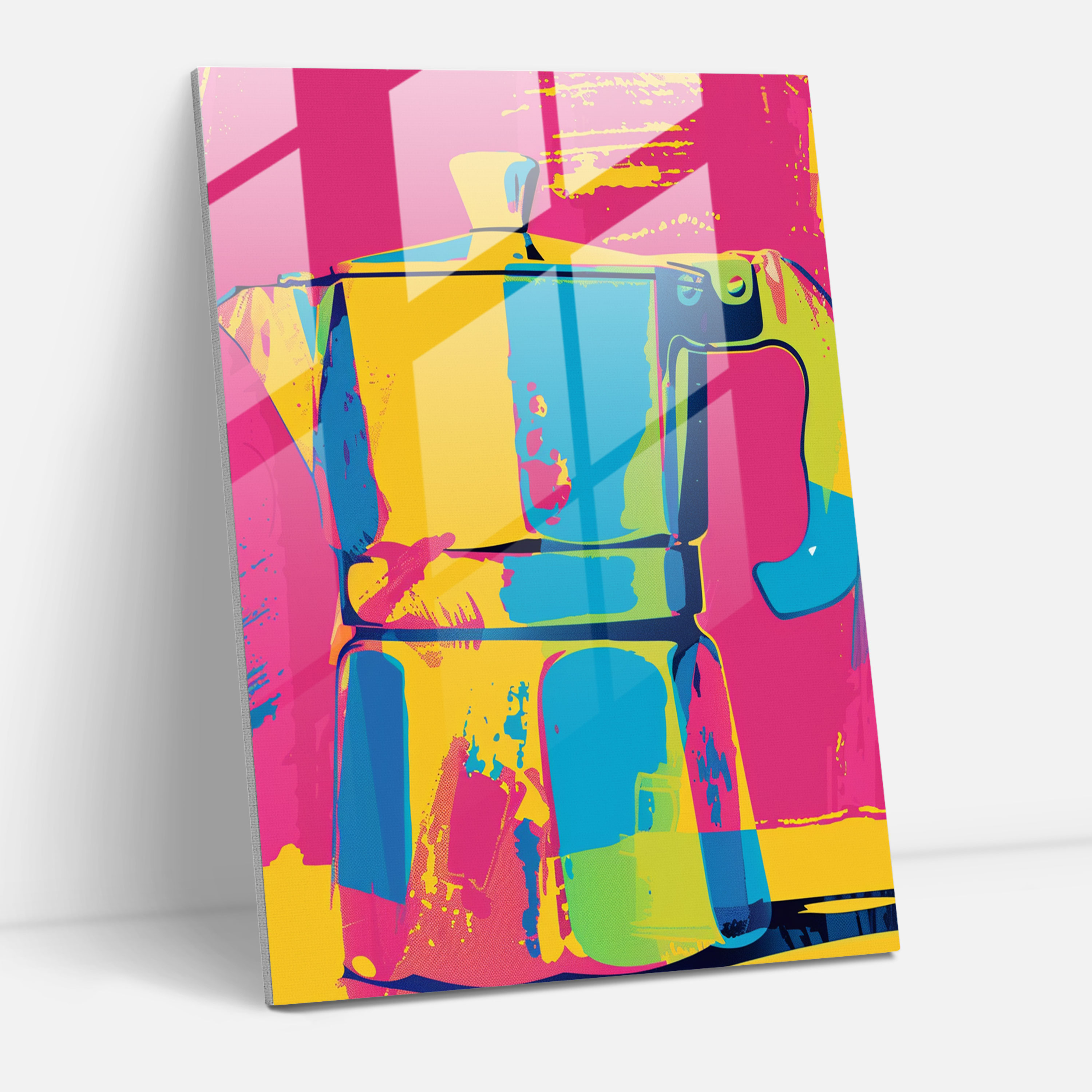Popart Style Glass Print - Popart, Modern Art, Glass Print, Glass Wall Art