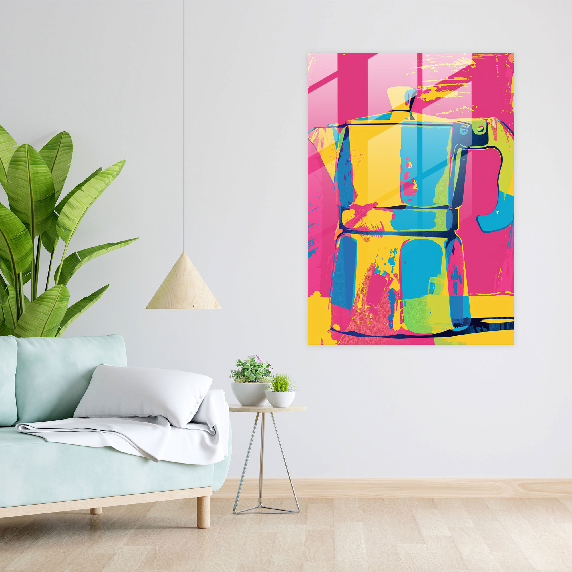 Popart Style Glass Print - Popart, Modern Art, Glass Print, Glass Wall Art