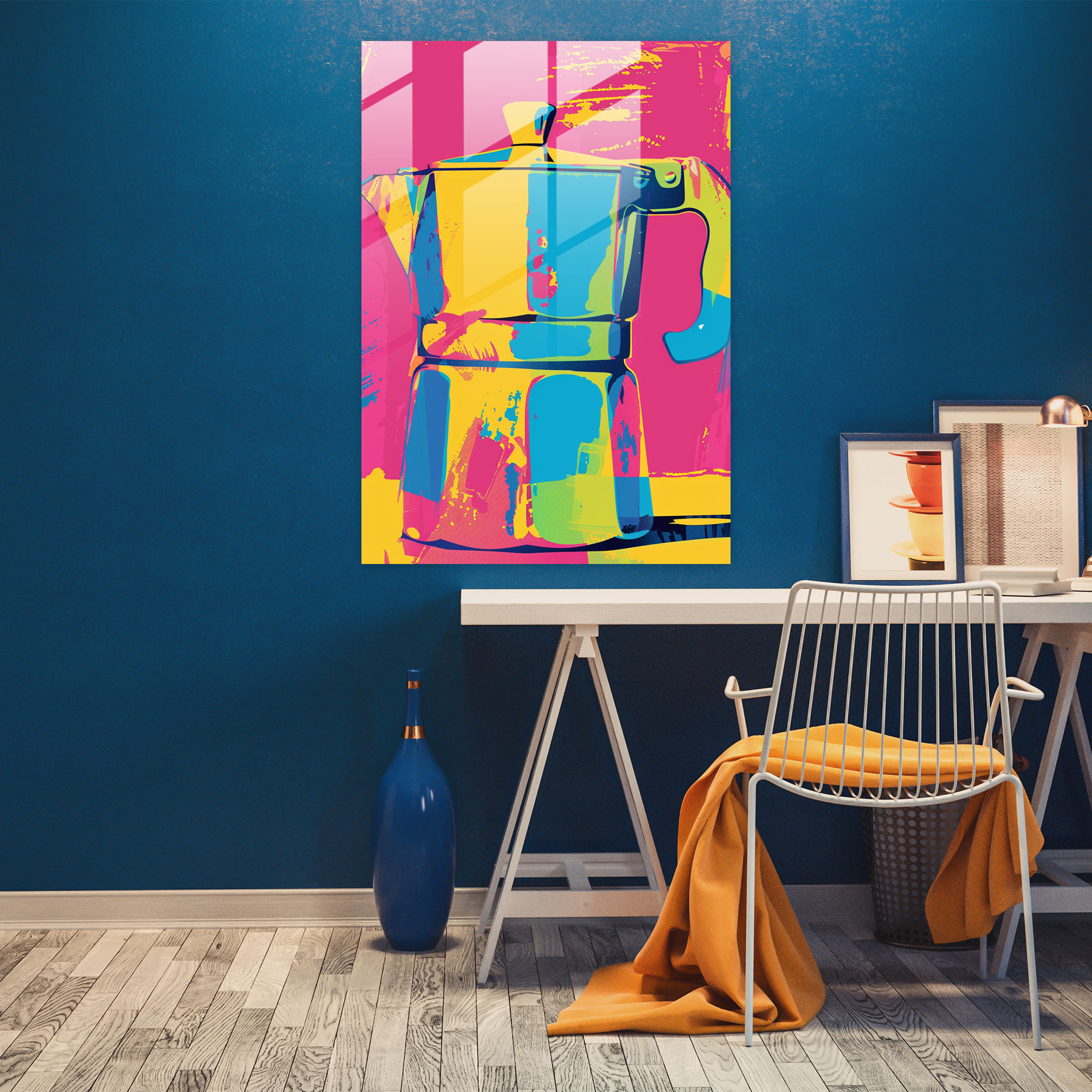 Popart Style Glass Print - Popart, Modern Art, Glass Print, Glass Wall Art