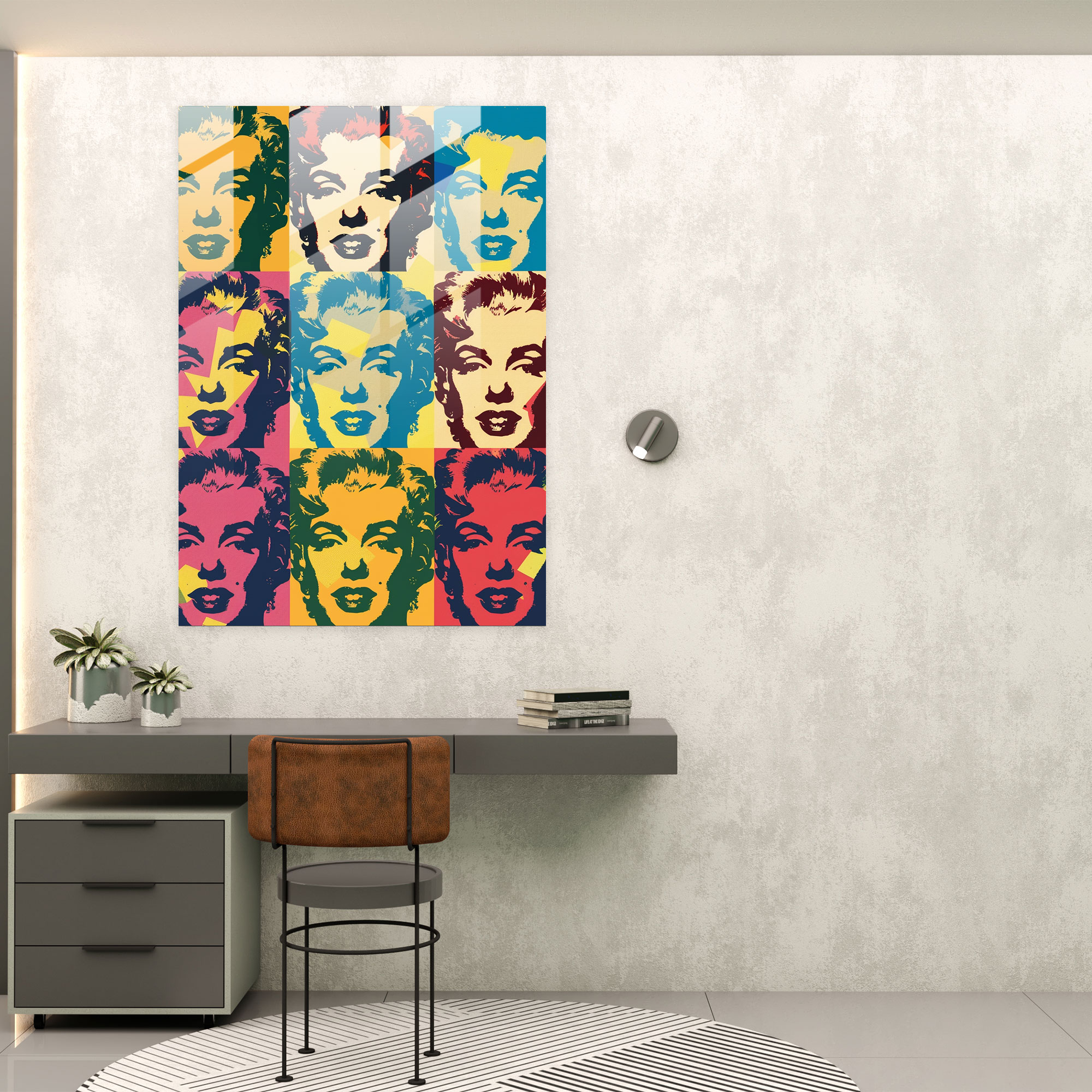 Popart Style Glass Print - Popart, Modern Art, Wall Decoration, Glass Print