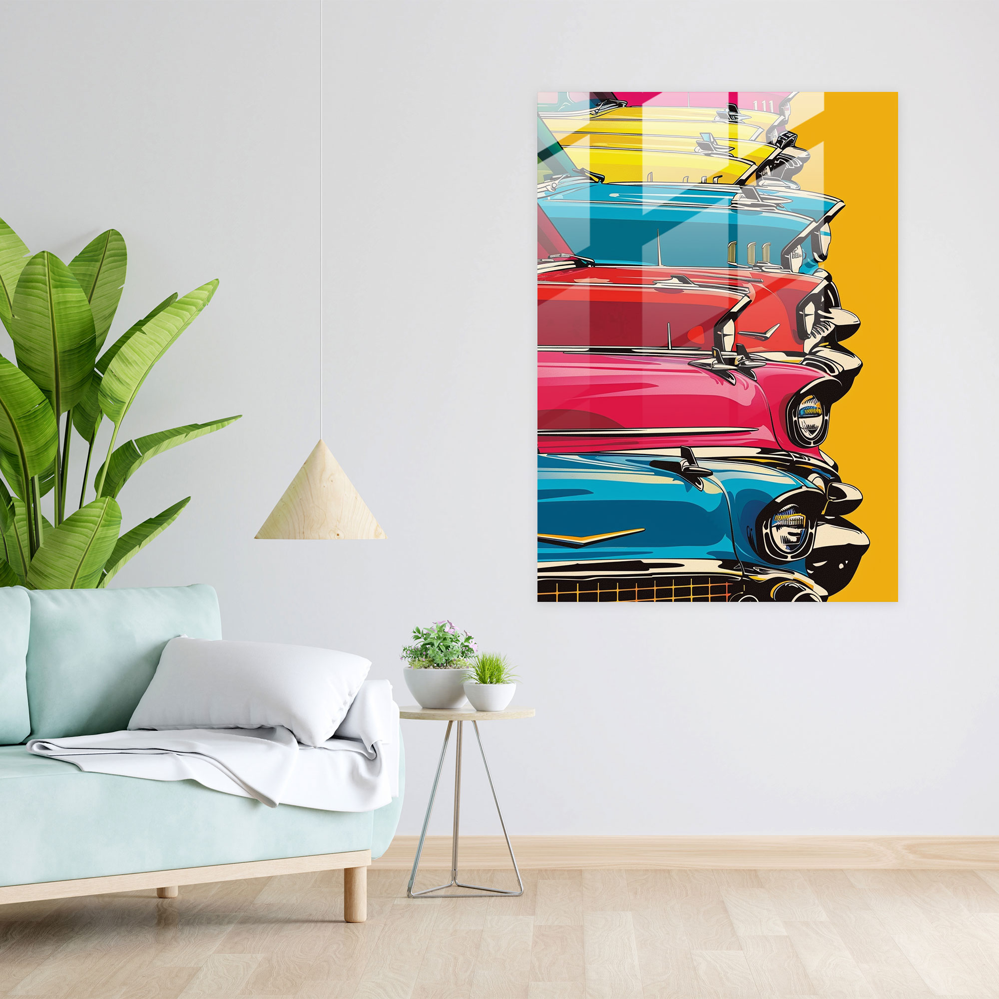 Popart Style Glass Wall Art - Popart, Popart Style, Wall Decoration, Home Decoration