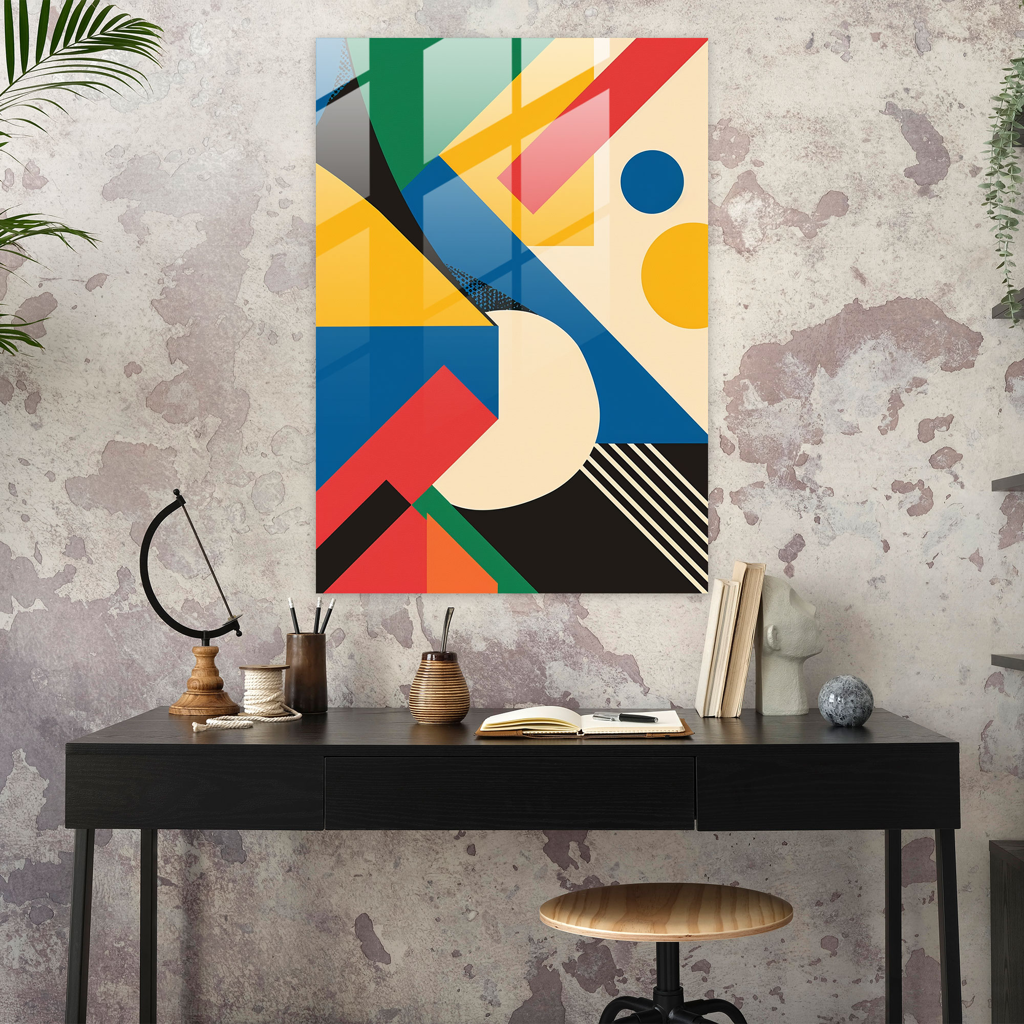 Popart Style Glass Print - Popart, Home Decoration, Modern Art, Popart Style