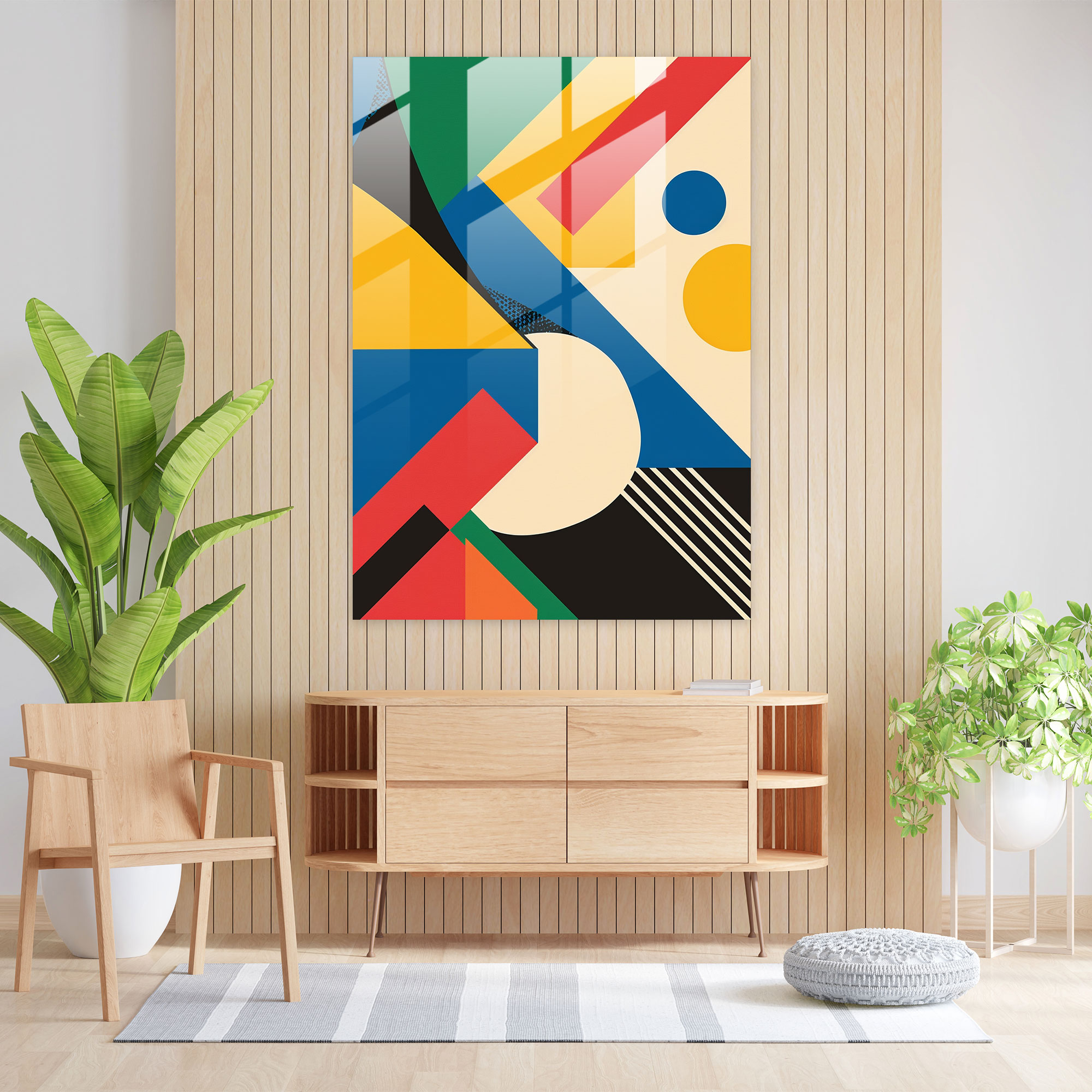 Popart Style Glass Print - Popart, Home Decoration, Modern Art, Popart Style