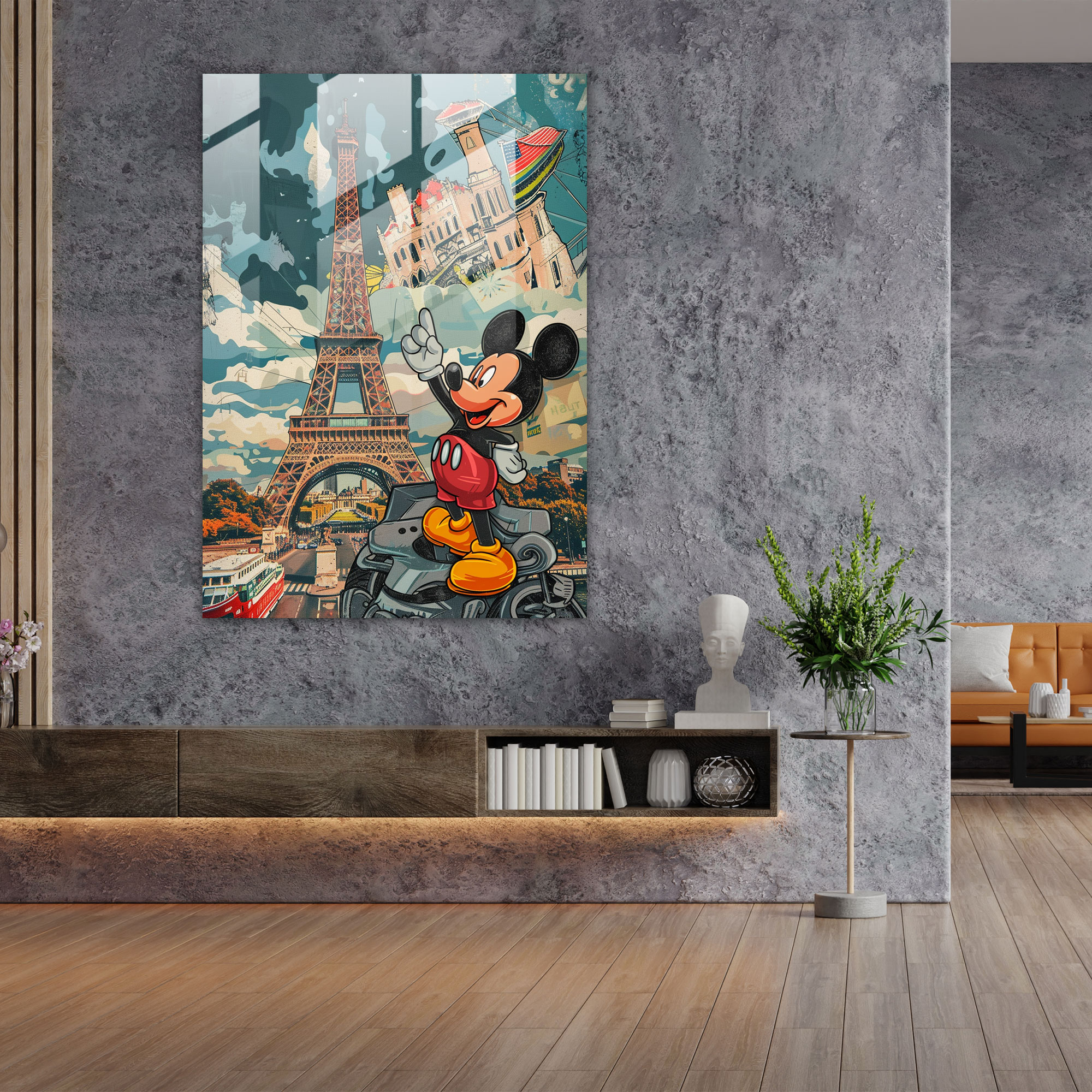 Popart Style Glass Print - Popart, Modern Art, Wall Decoration, Popart Style
