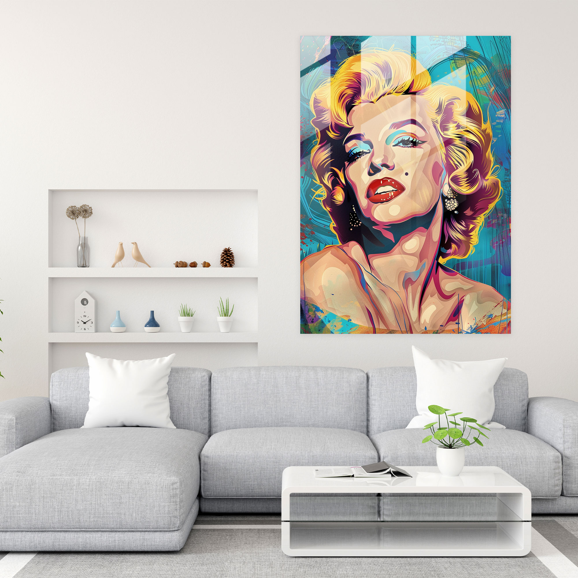 Popart Style Home Decoration - Popart, Modern Art, Popart Style, Glass Art