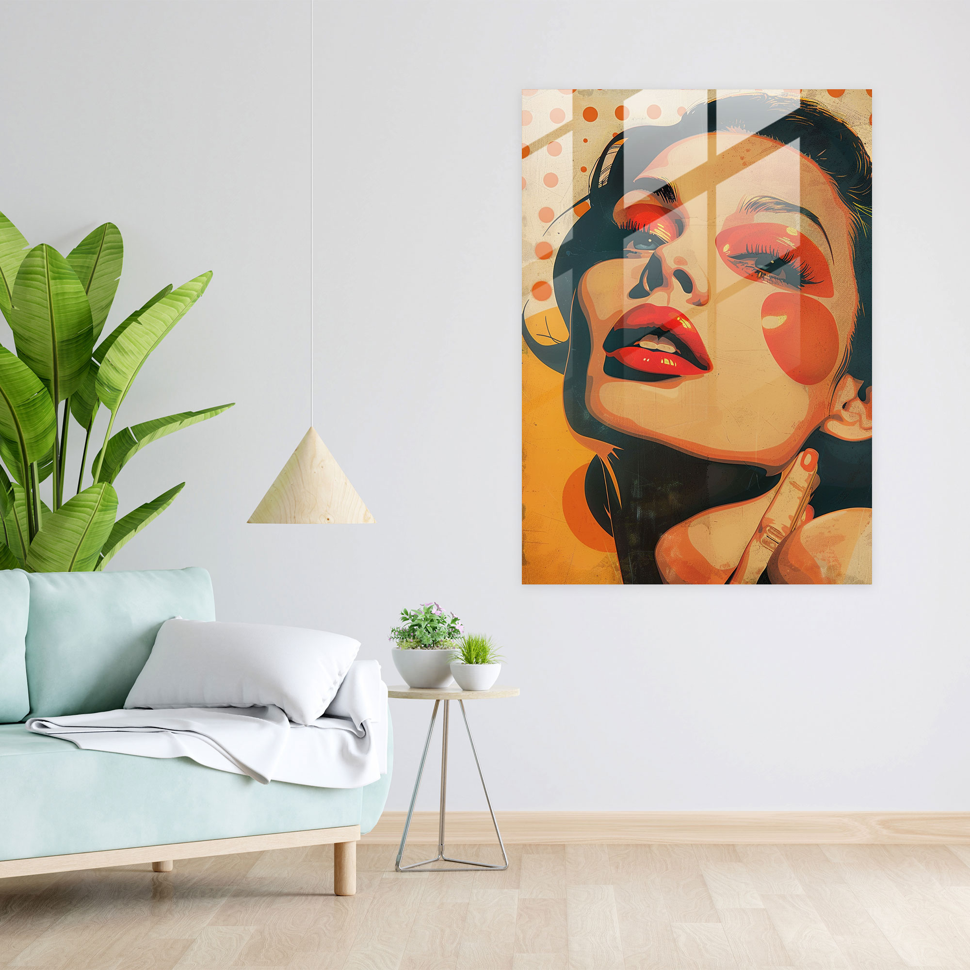 Popart Style Glass Art - Popart, Popart Style, Wall Decoration, Glass Art