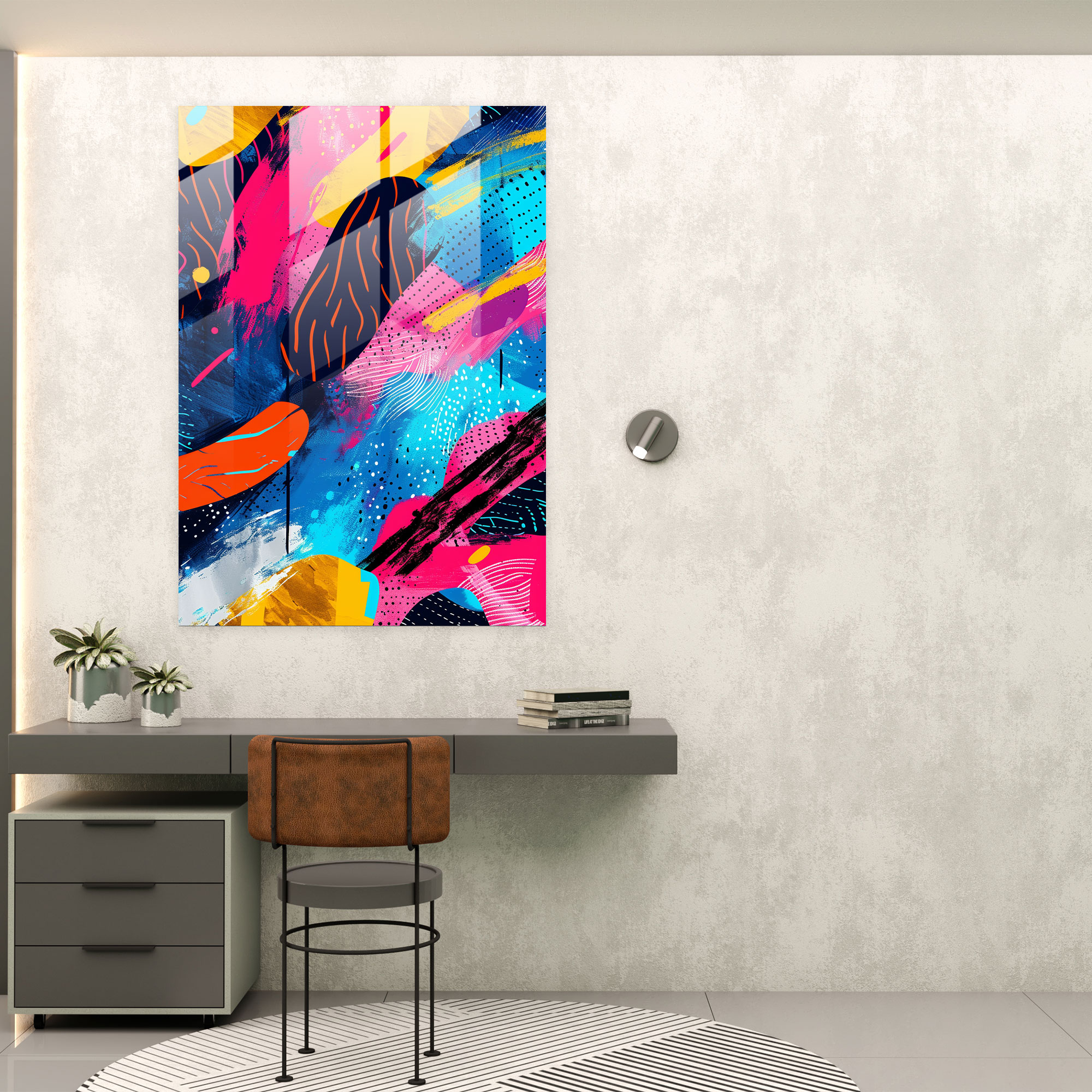 Popart Style Wall Decoration - Popart, Modern Art, Wall Decoration, Glass Print