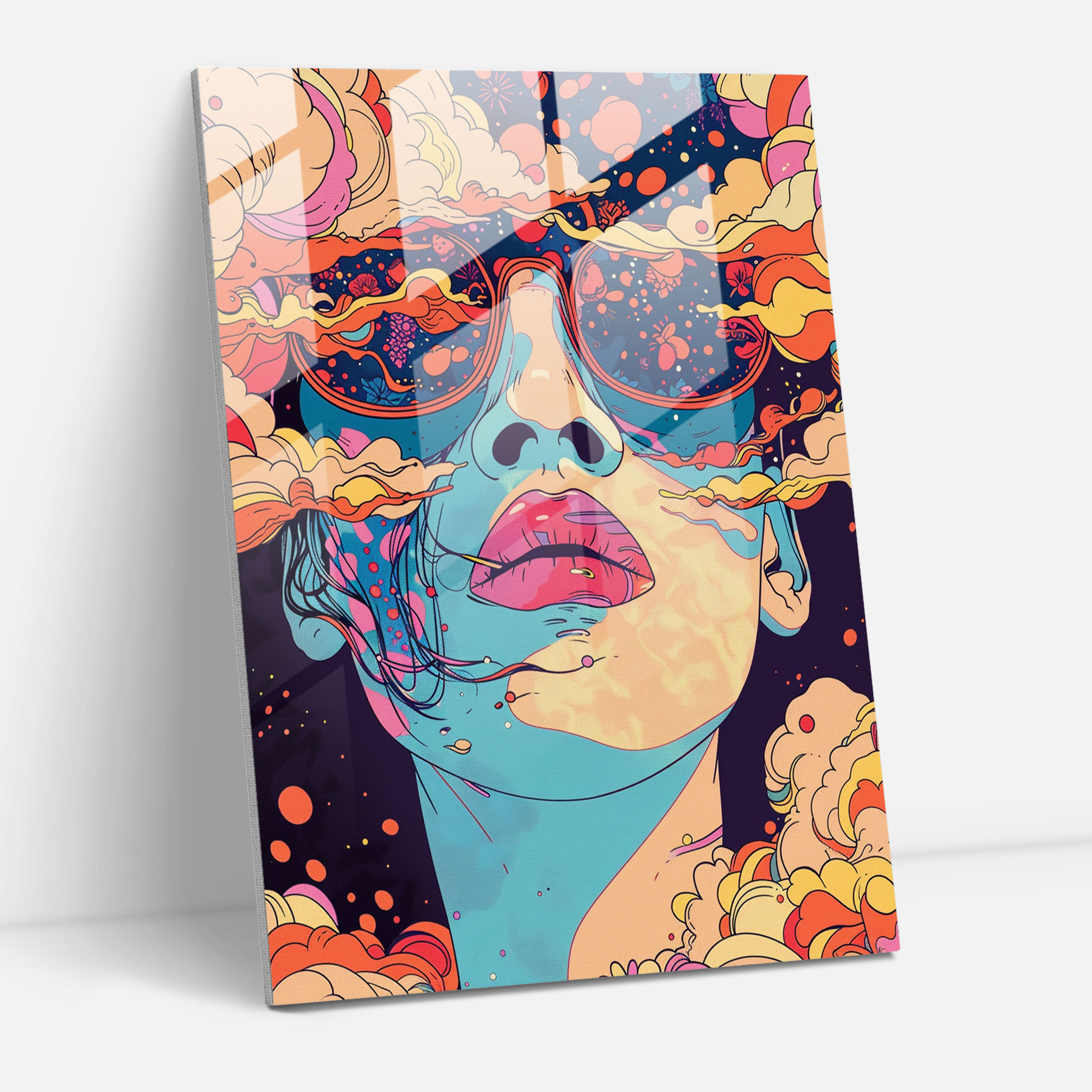 Popart Style Glass Art - Popart, Popart Style, Home Decoration, Glass Art