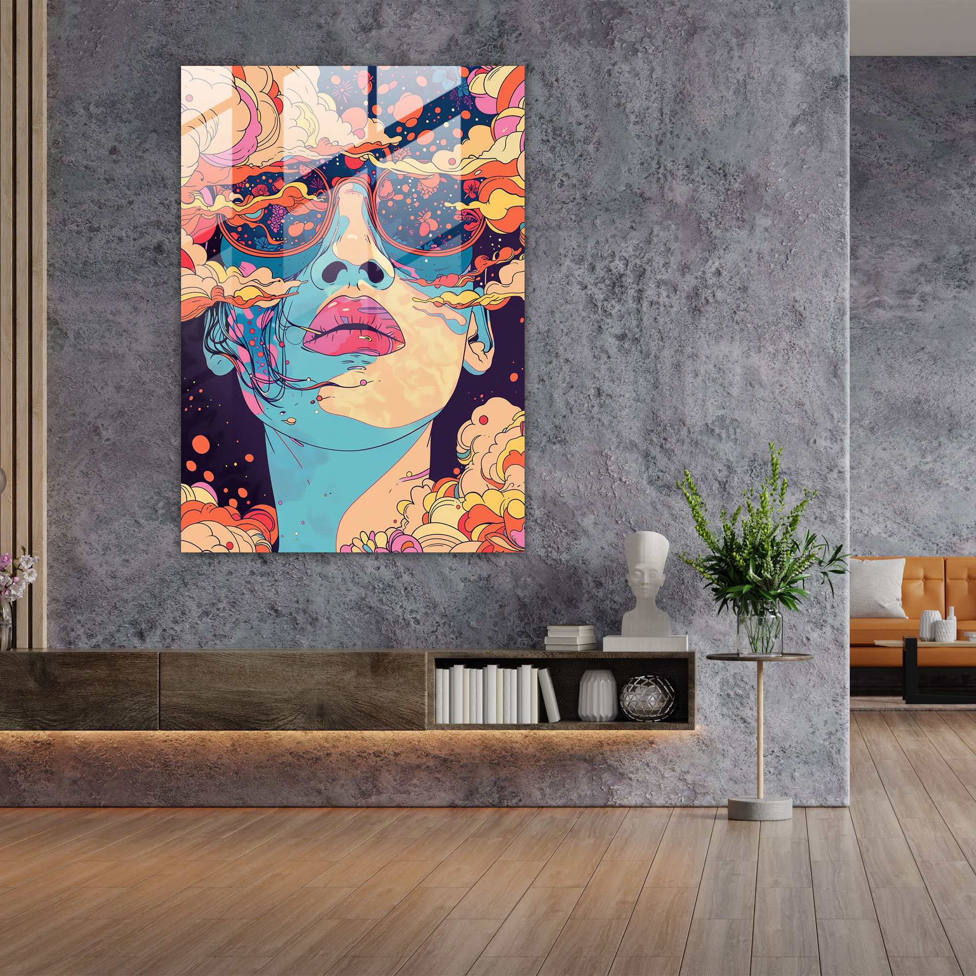 Popart Style Glass Art - Popart, Popart Style, Home Decoration, Glass Art