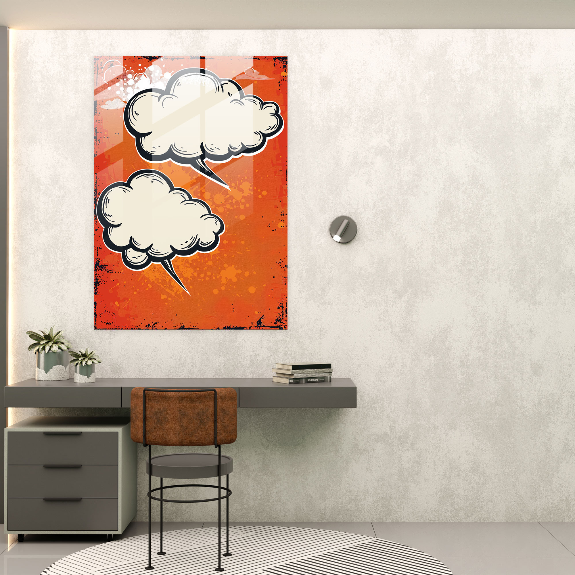 Popart Style Wall Decoration - Popart, Glass Wall Art, Wall Decoration, Modern Art