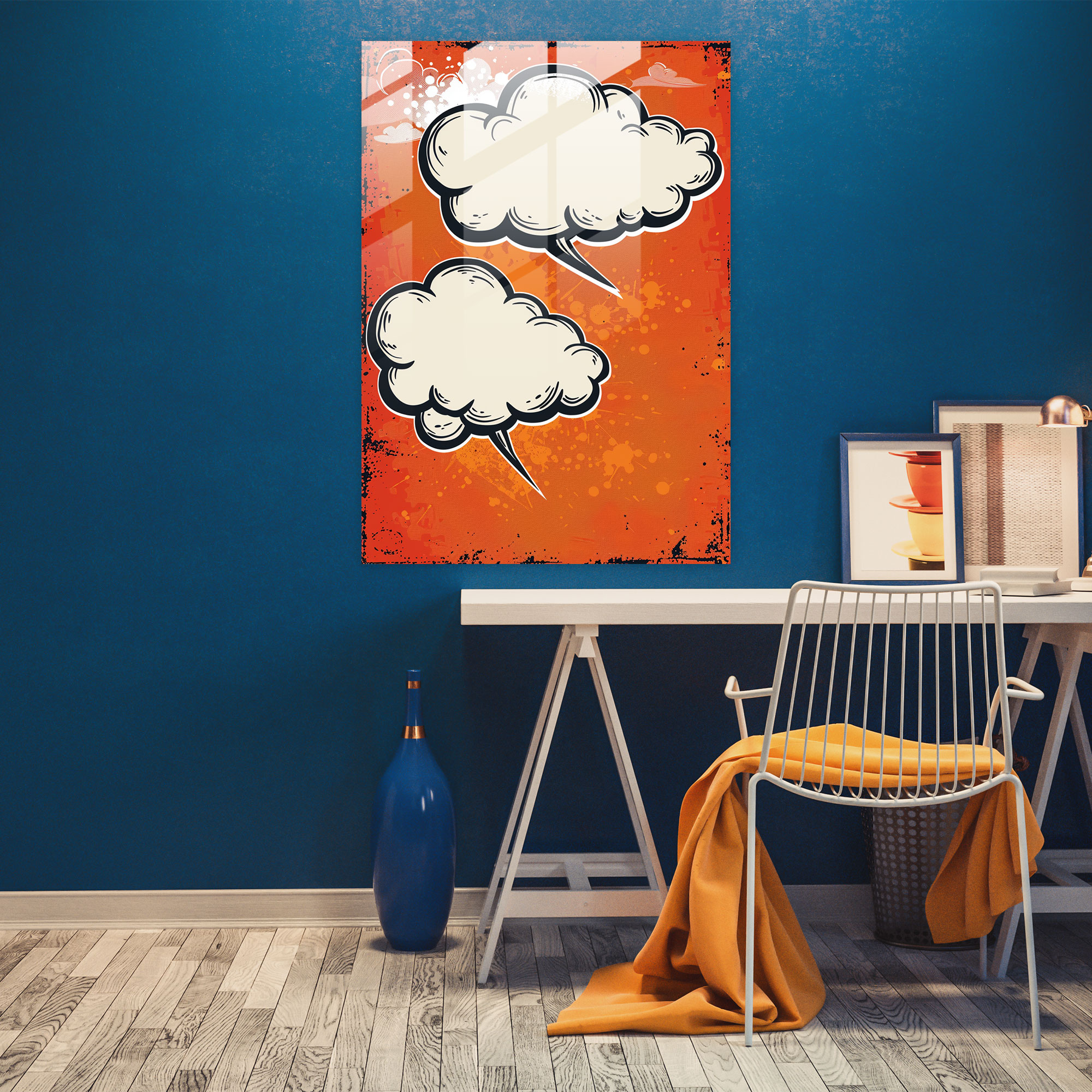 Popart Style Wall Decoration - Popart, Glass Wall Art, Wall Decoration, Modern Art