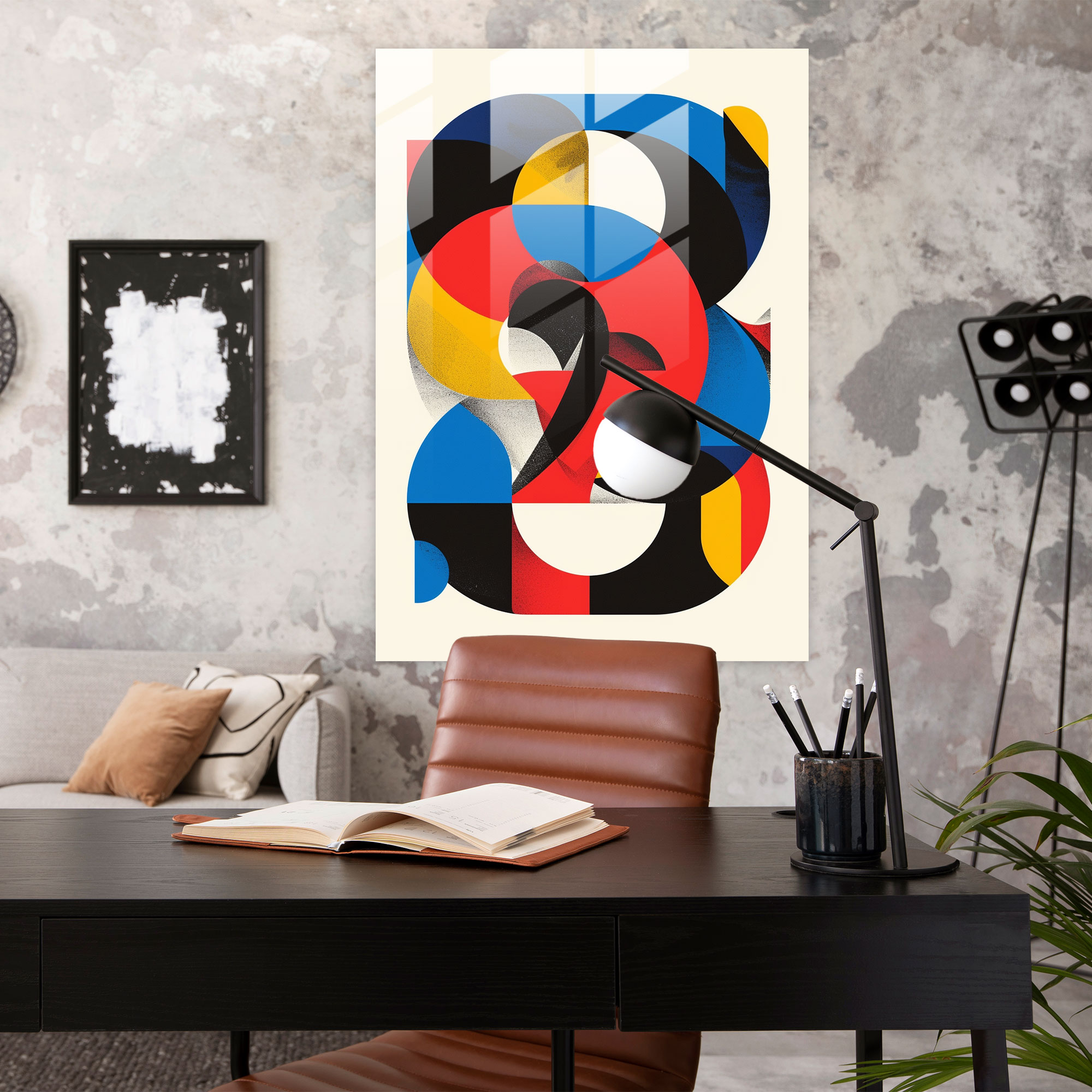 Popart Style Home Decoration - Popart, Home Decoration, Glass Print, Modern Art