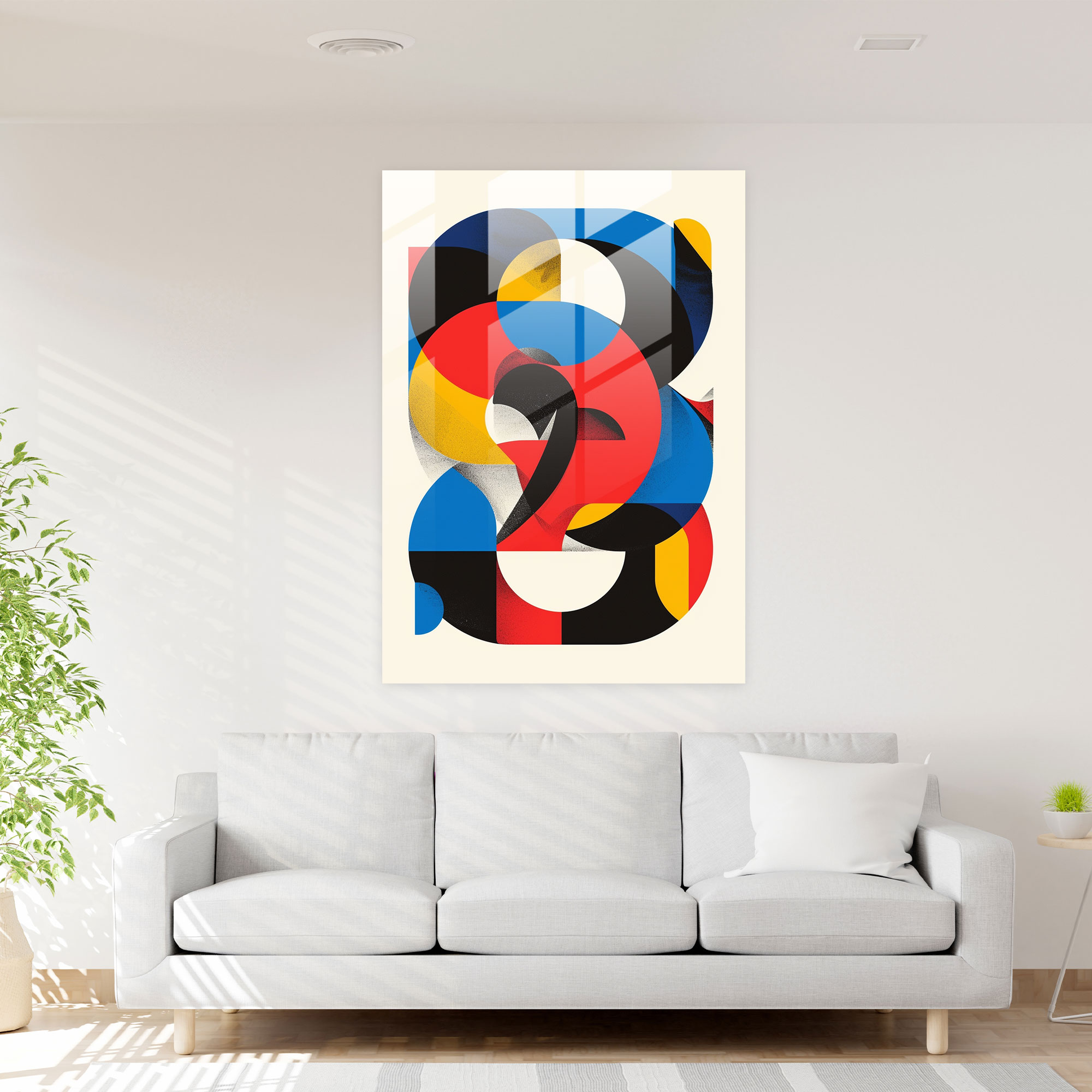 Popart Style Home Decoration - Popart, Home Decoration, Glass Print, Modern Art