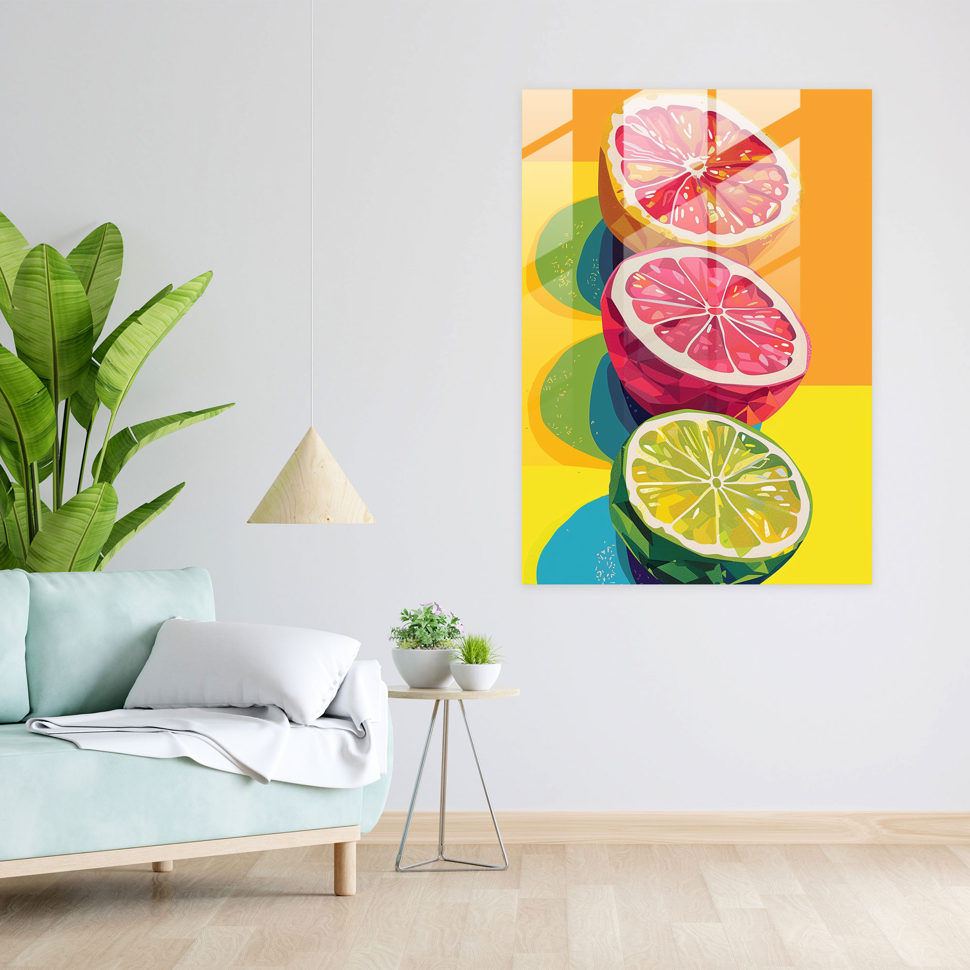 Popart Style Glass Wall Art - Popart, Popart Style, Home Decoration, Modern Art