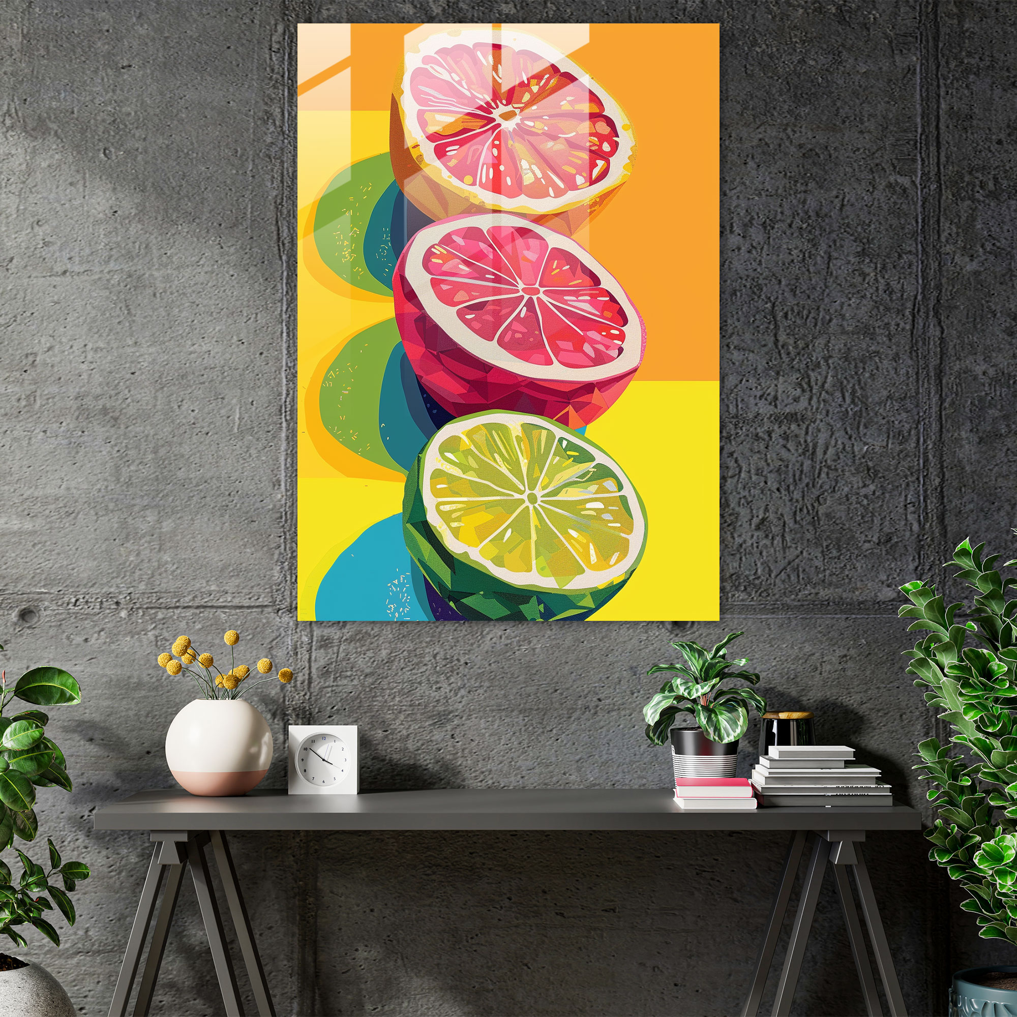 Popart Style Glass Wall Art - Popart, Popart Style, Home Decoration, Modern Art