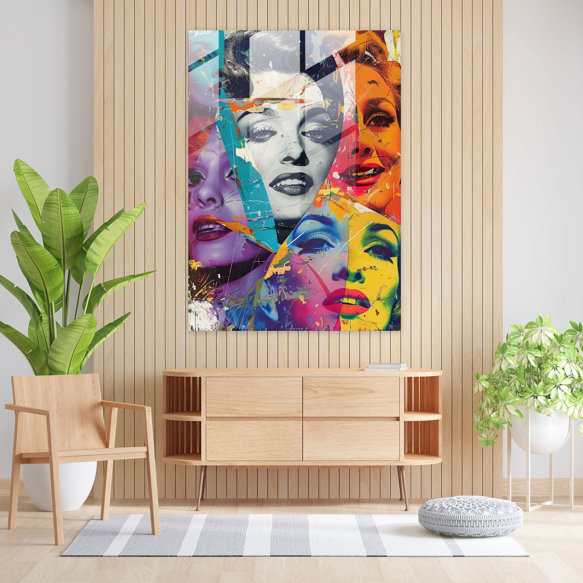 Popart Style Home Decoration - Popart, Glass Wall Art, Popart Style, Wall Decoration