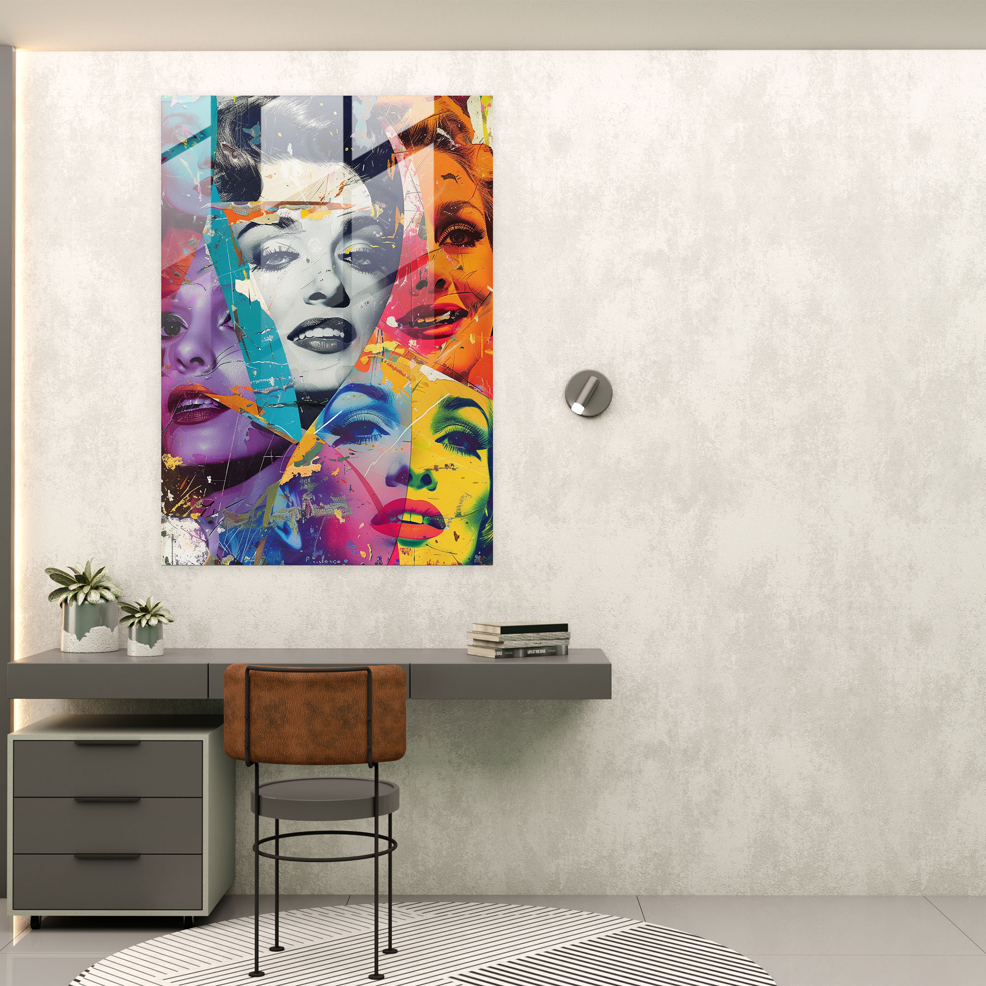 Popart Style Home Decoration - Popart, Glass Wall Art, Popart Style, Wall Decoration