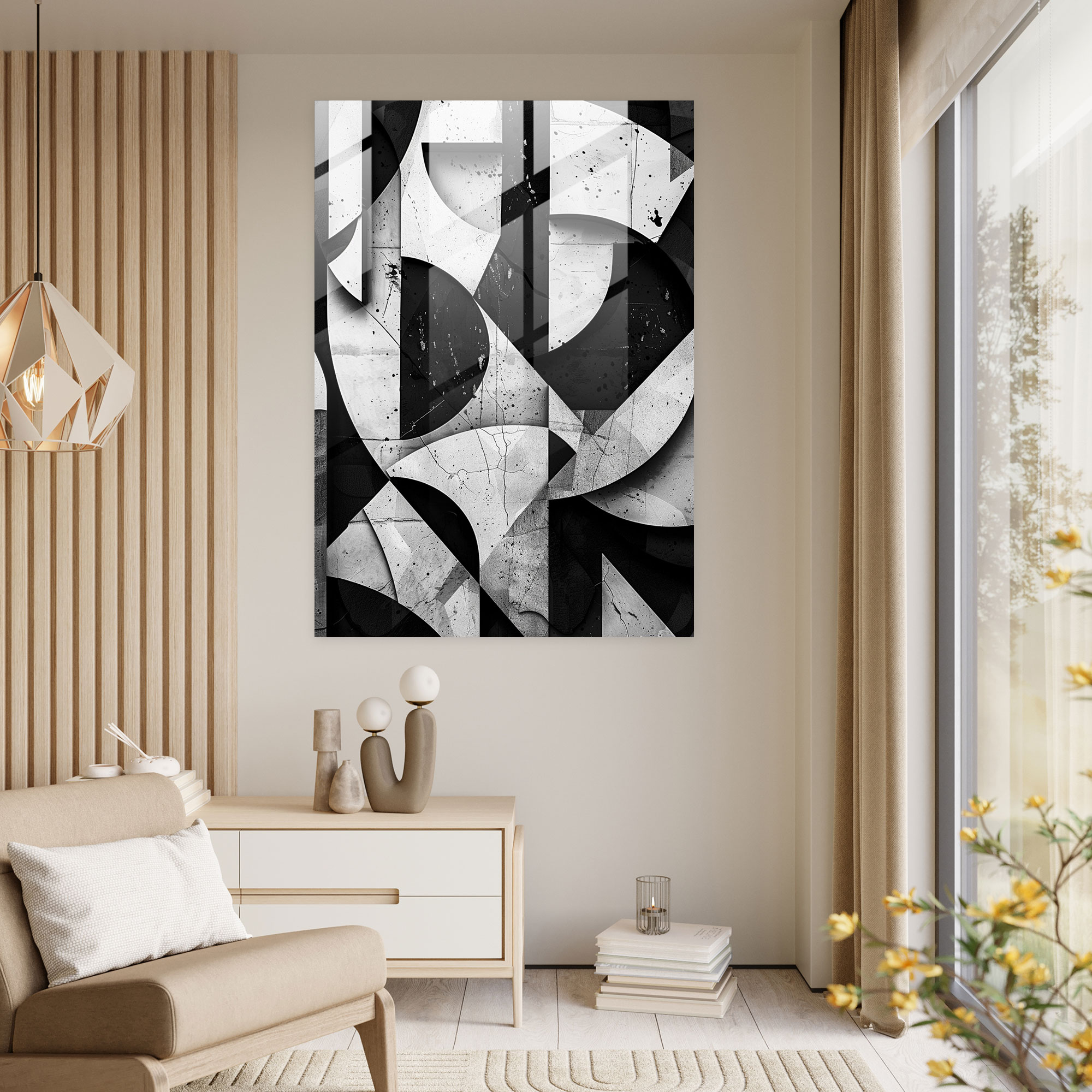 Popart Style Glass Print - Popart, Home Decoration, Modern Art, Popart Style