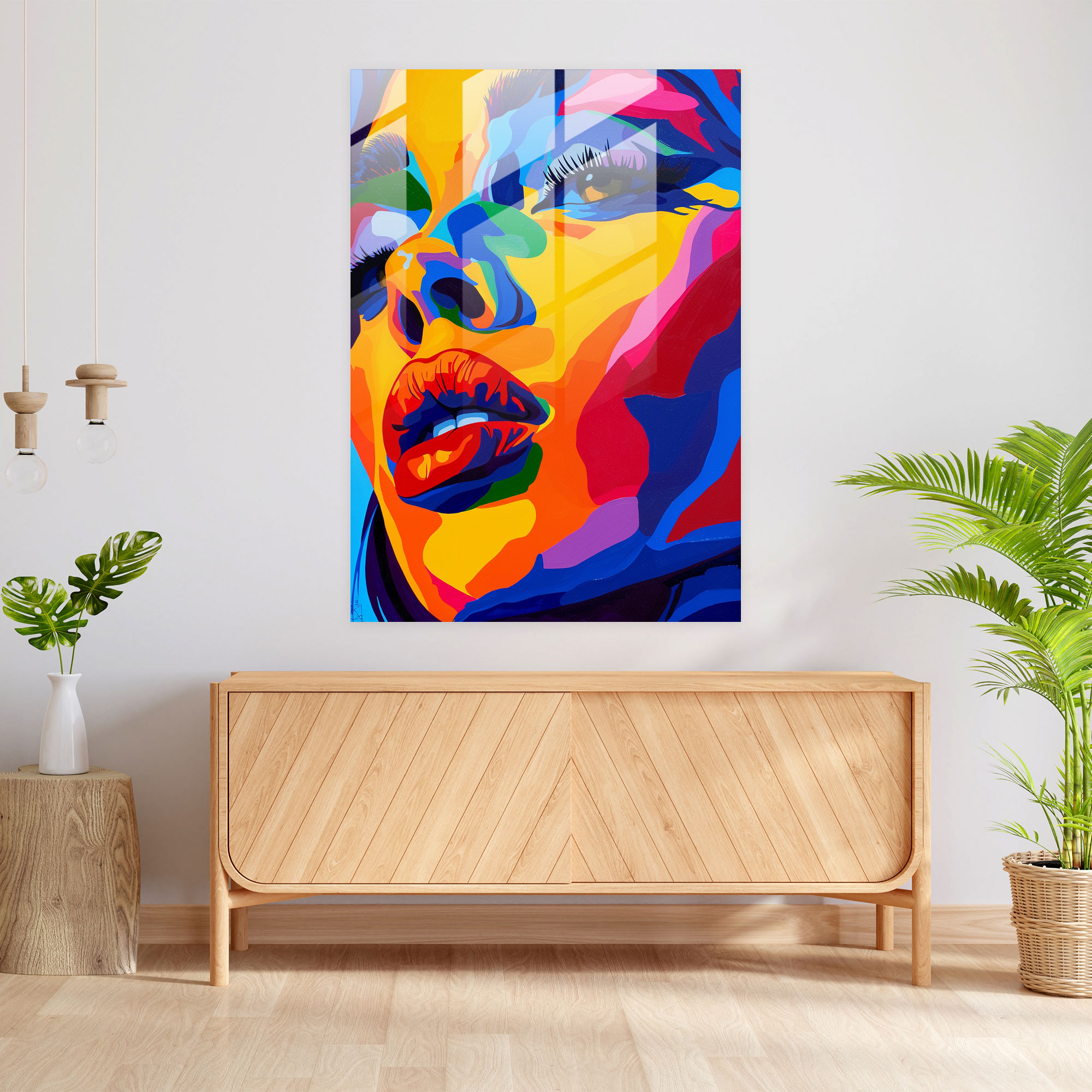 Popart Style Home Decoration - Popart, Wall Decoration, Glass Print, Modern Art