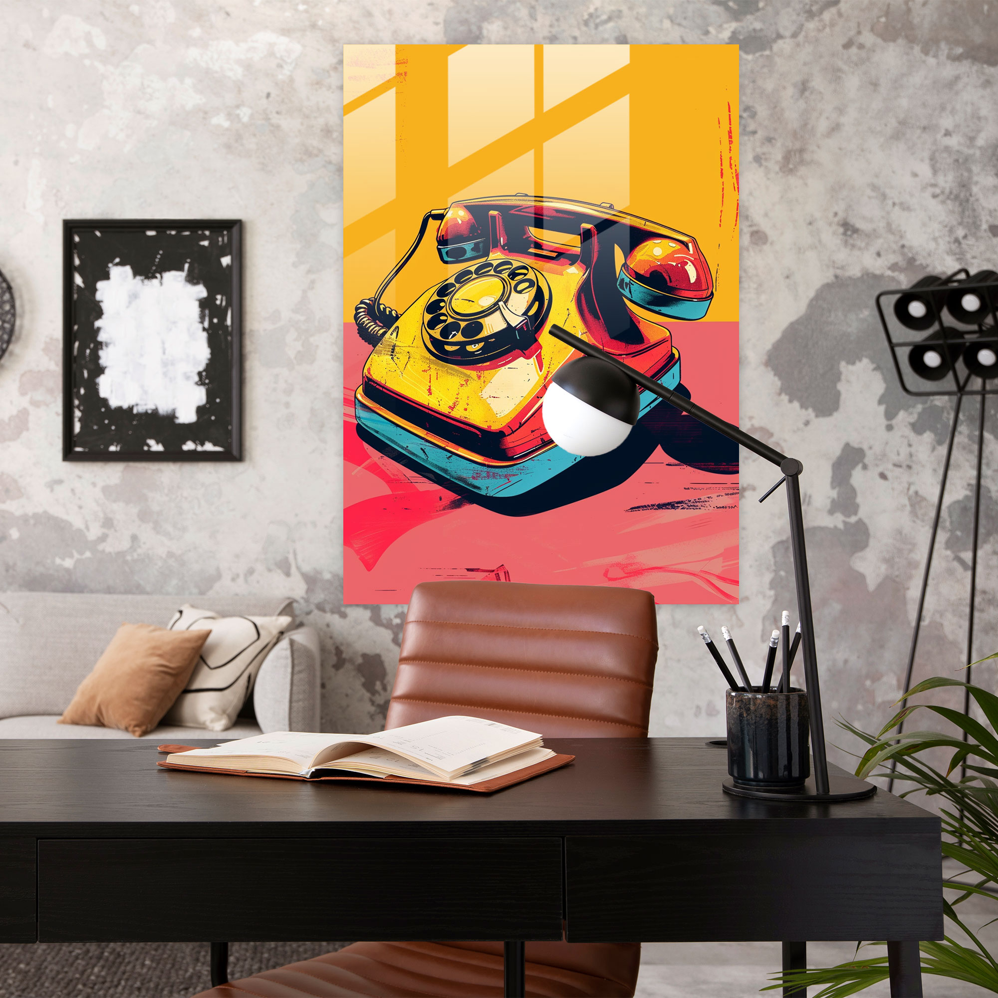Popart Style Modern Art - Popart, Modern Art, Glass Print, Wall Decoration