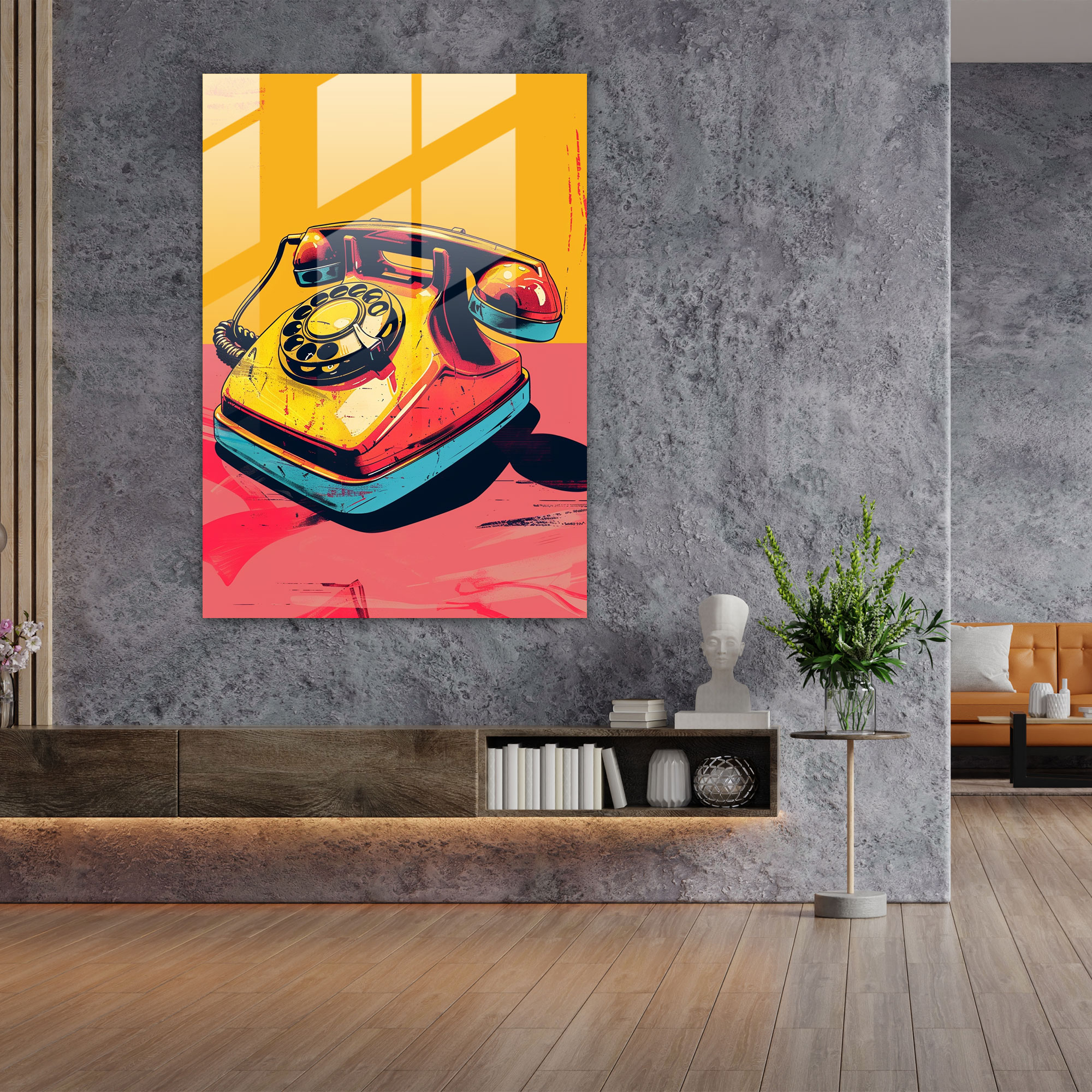 Popart Style Modern Art - Popart, Modern Art, Glass Print, Wall Decoration