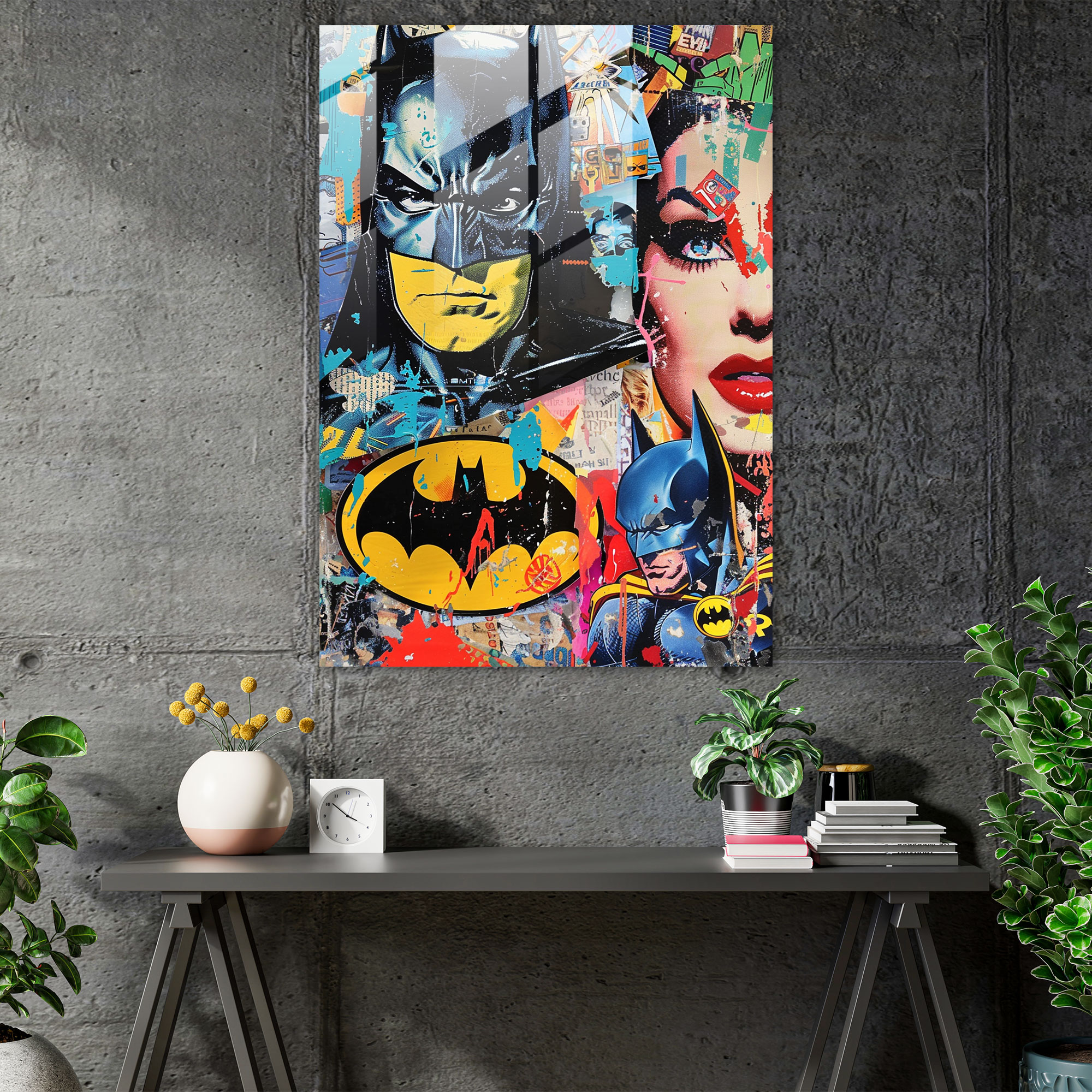 Popart Style Wall Decoration - Popart, Modern Art, Glass Print, Wall Decoration