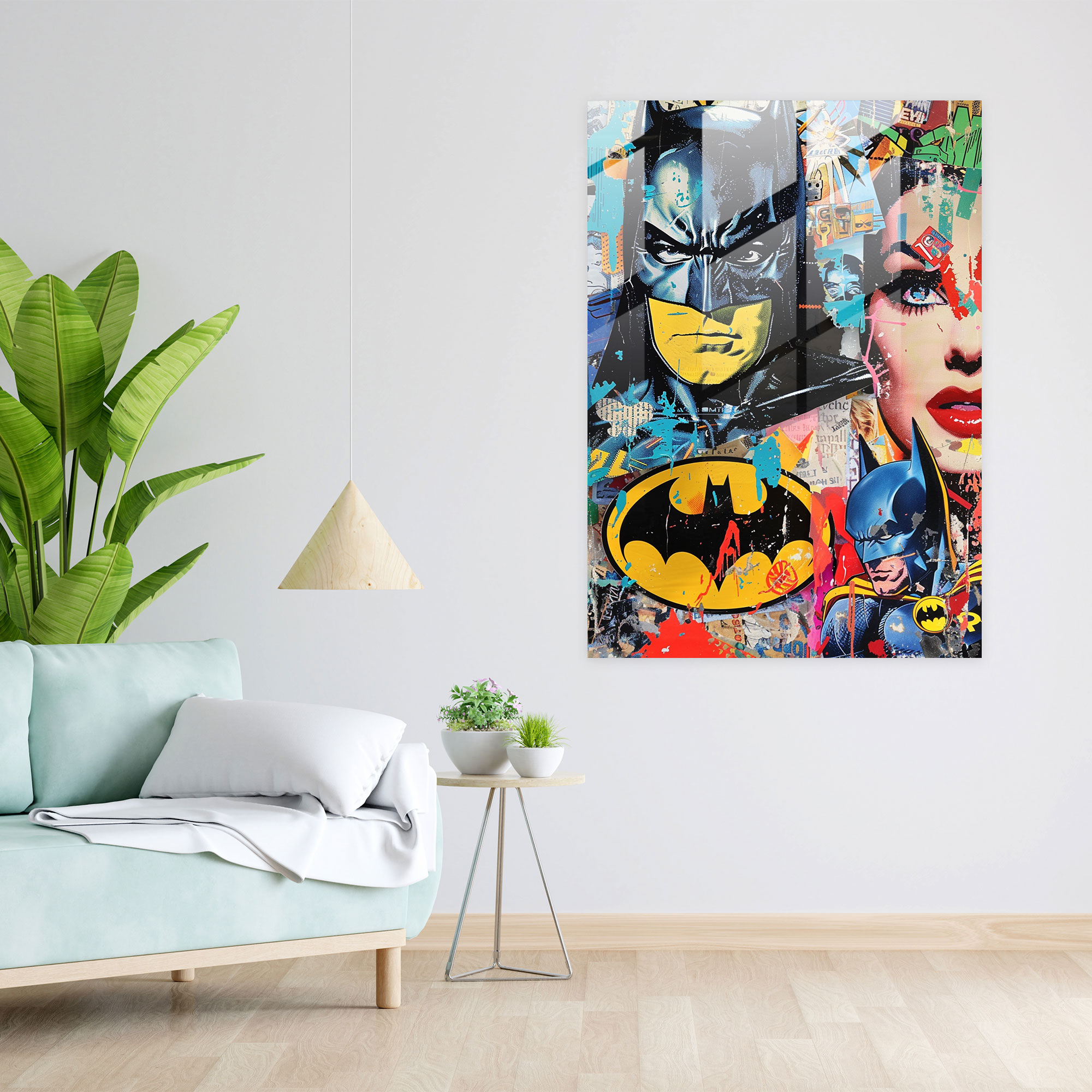 Popart Style Wall Decoration - Popart, Modern Art, Glass Print, Wall Decoration