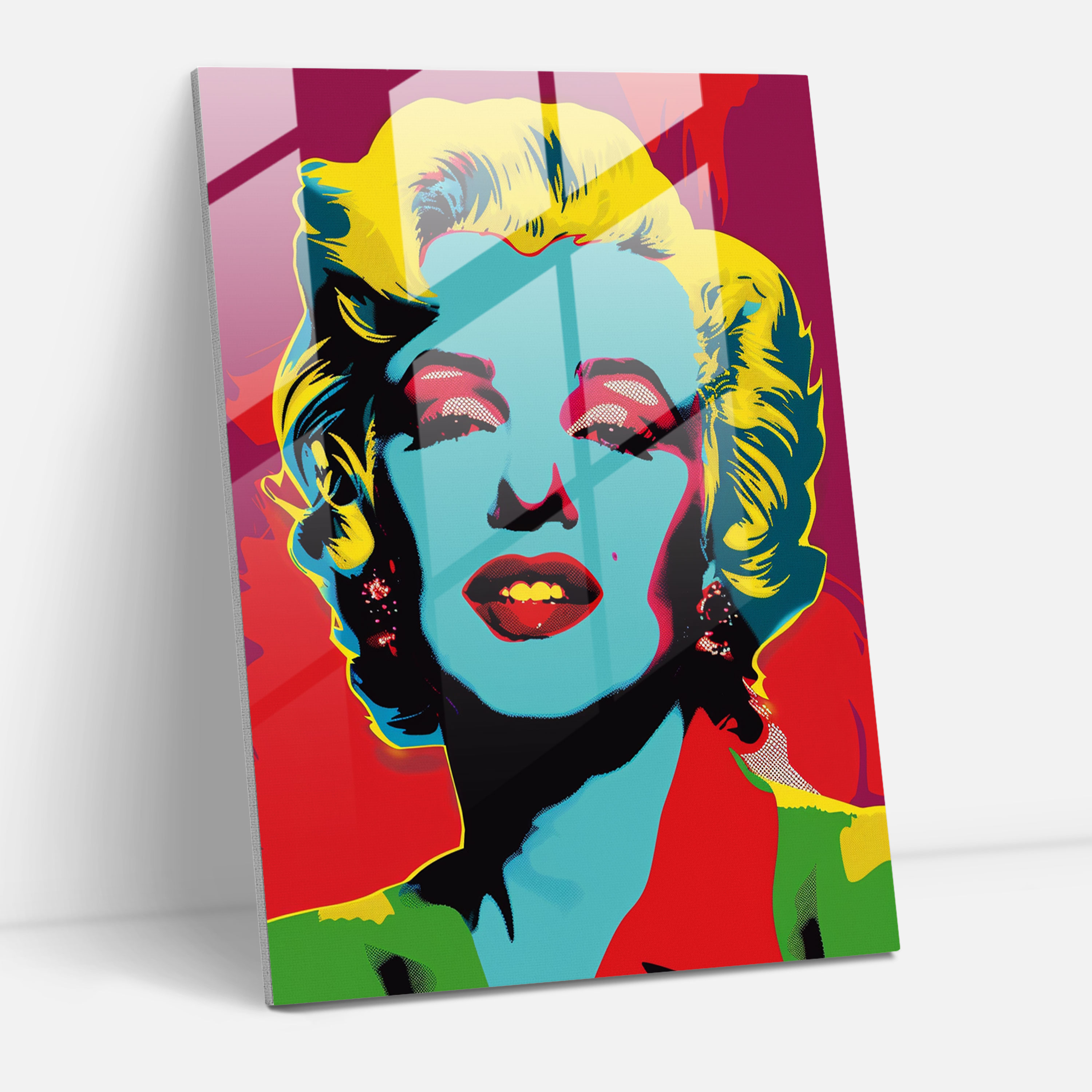 Popart Style Glass Art - Popart, Glass Art, Popart Style, Modern Art