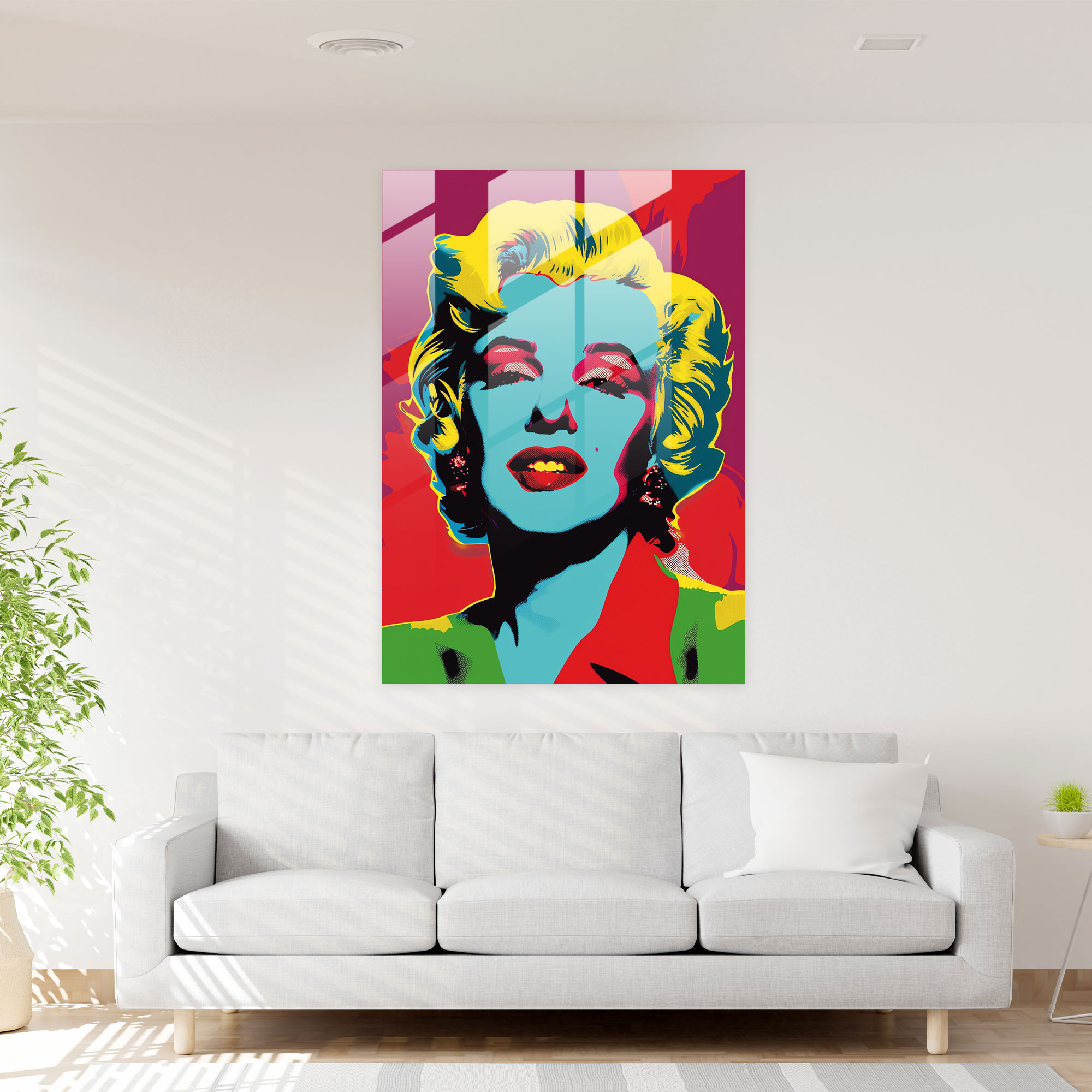 Popart Style Glass Art - Popart, Glass Art, Popart Style, Modern Art