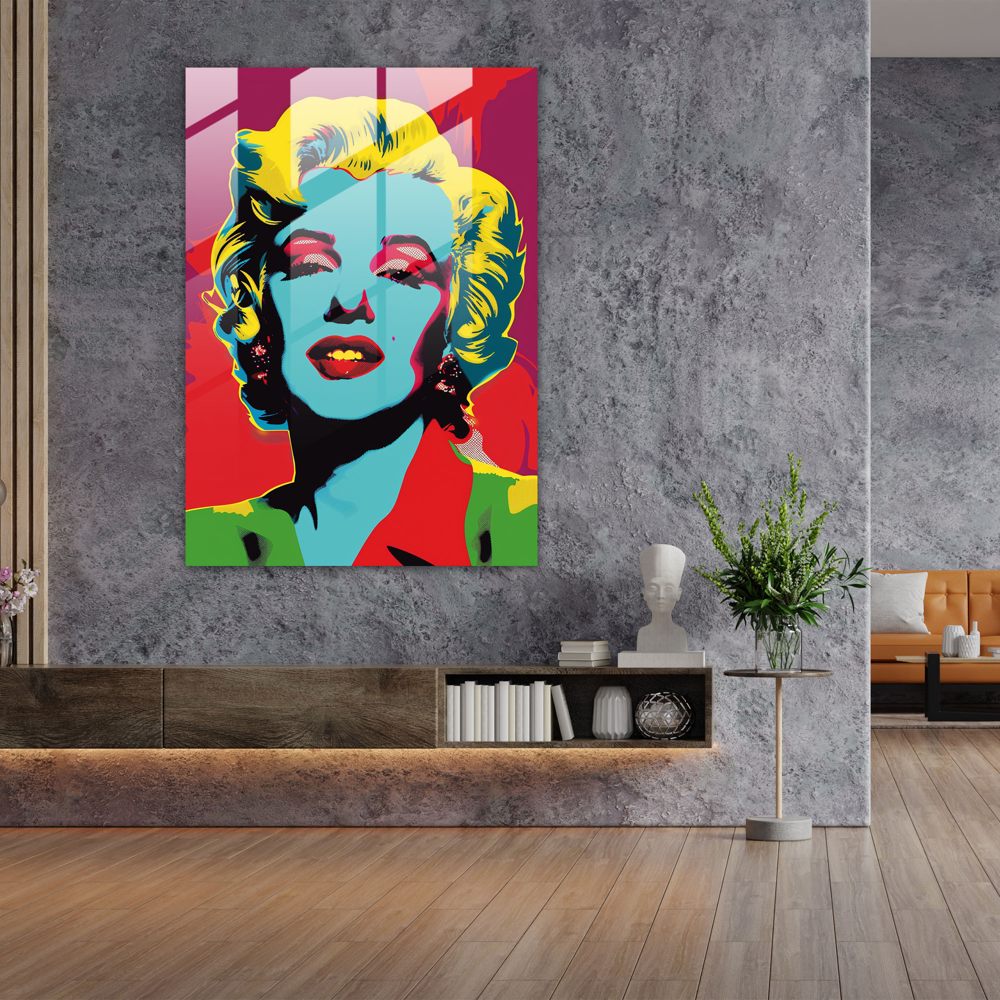 Popart Style Glass Art - Popart, Glass Art, Popart Style, Modern Art