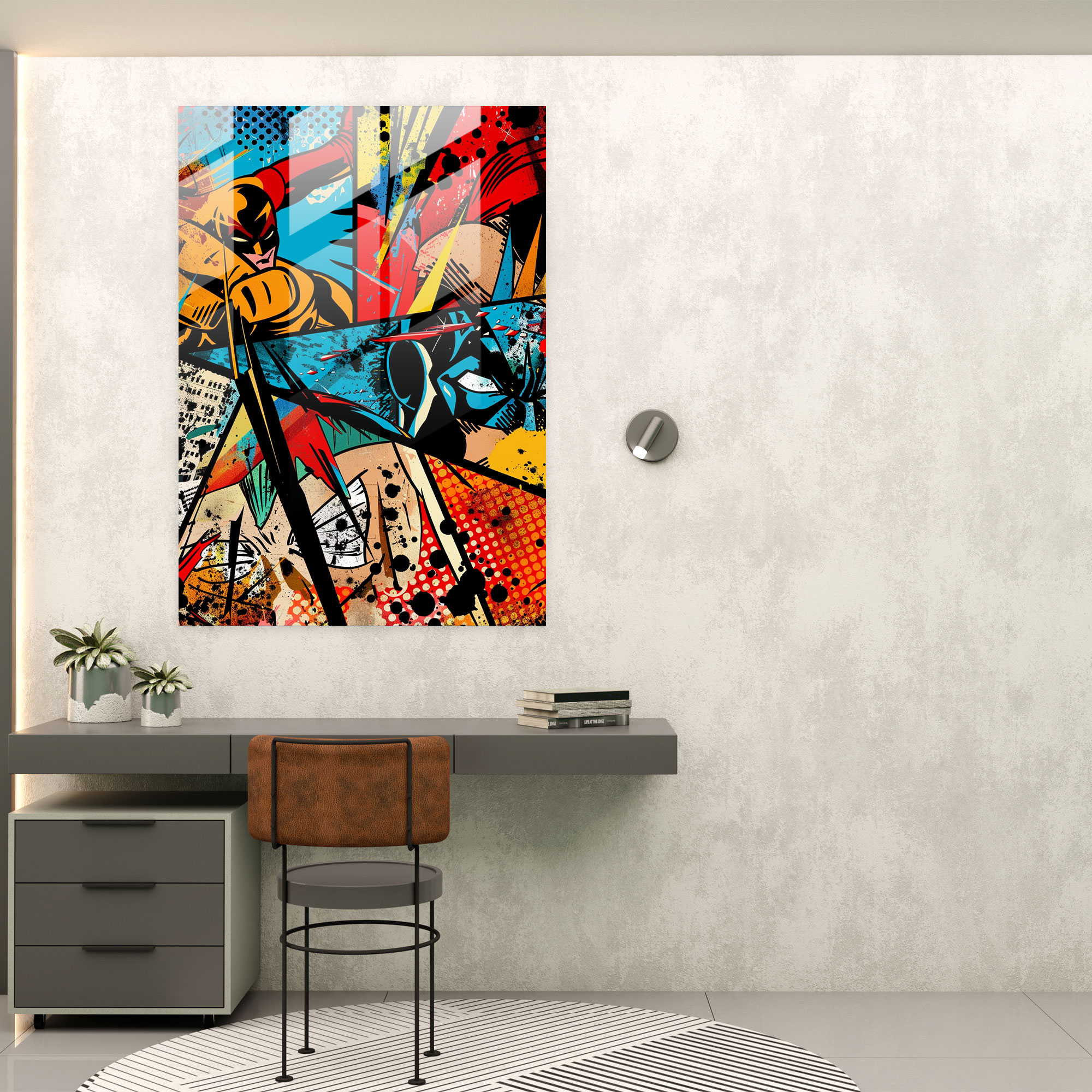 Popart Style Wall Decoration - Popart, Glass Print, Popart Style, Wall Decoration