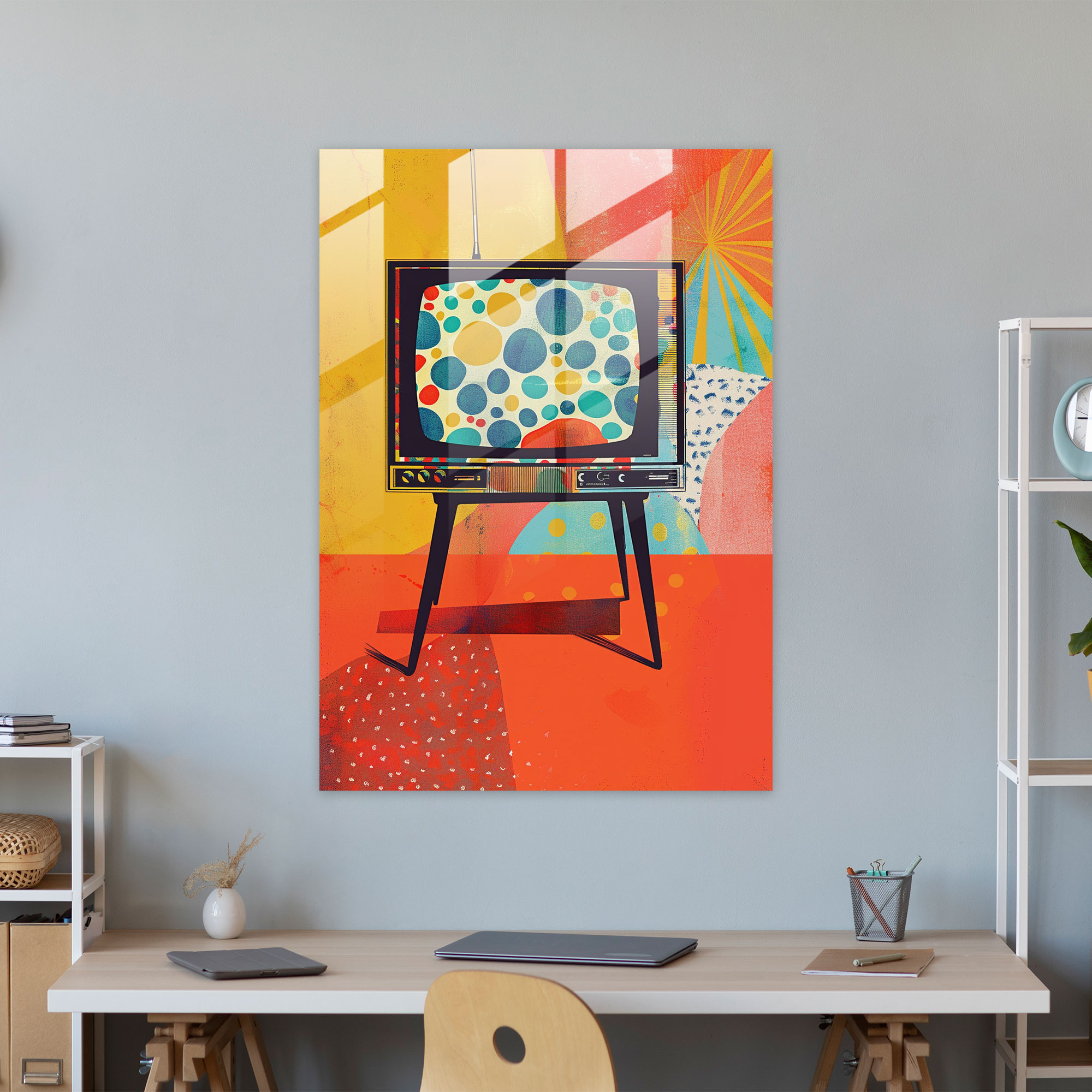 Popart Style Glass Wall Art - Popart, Wall Decoration, Popart Style, Glass Wall Art