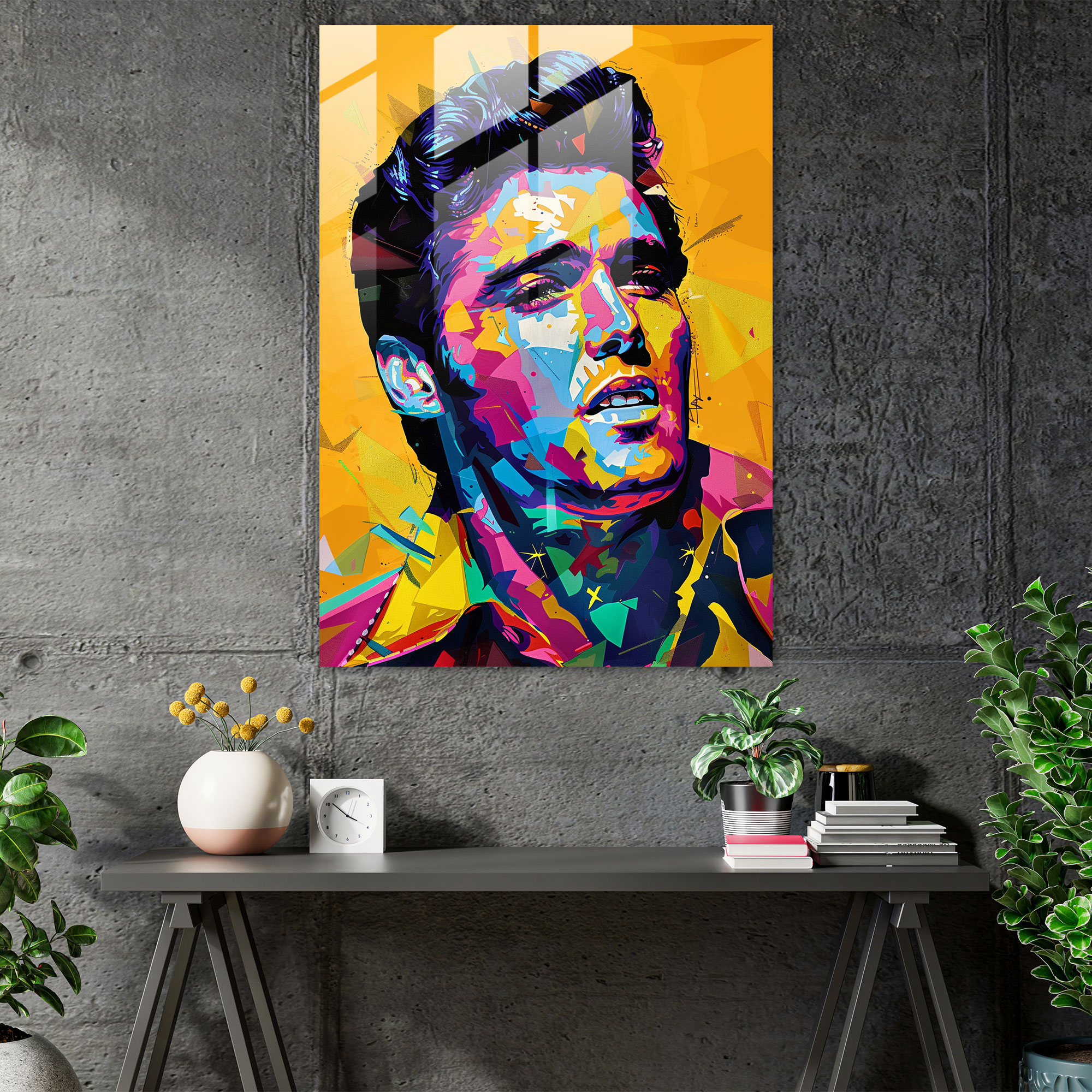 Popart Style Glass Art - Popart, Popart Style, Modern Art, Glass Art