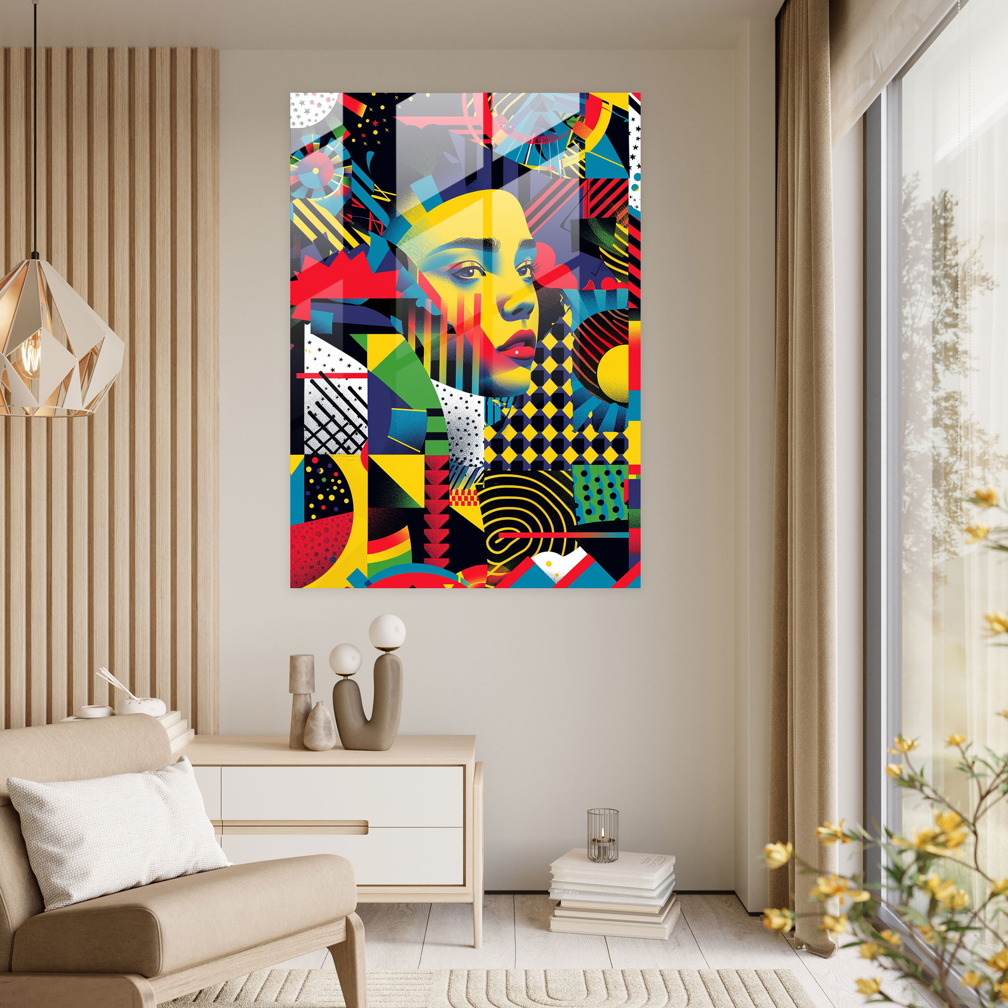 Popart Style Home Decoration - Popart, Glass Print, Popart Style, Home Decoration