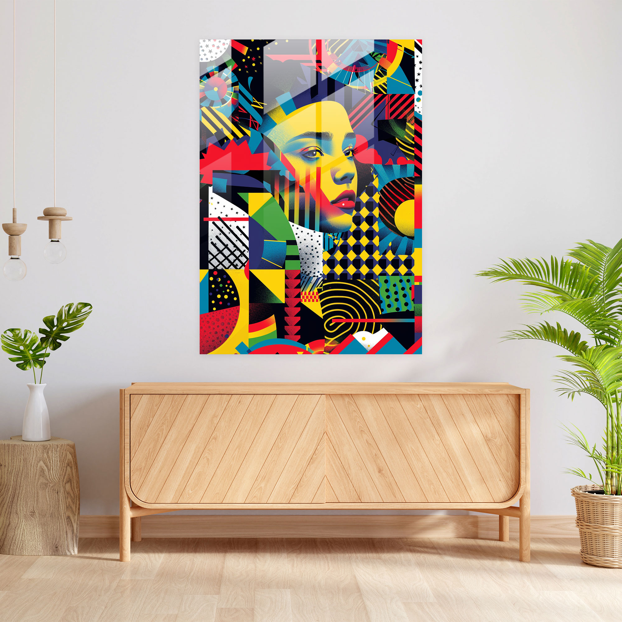 Popart Style Home Decoration - Popart, Glass Print, Popart Style, Home Decoration