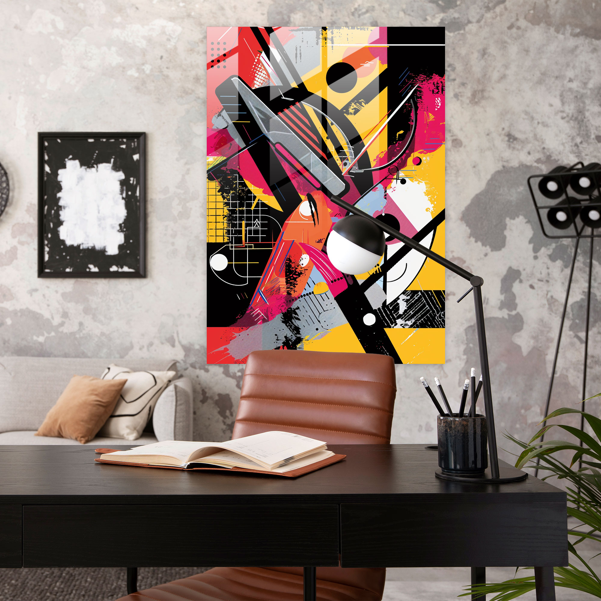 Popart Style Glass Wall Art - Popart, Modern Art, Wall Decoration, Popart Style