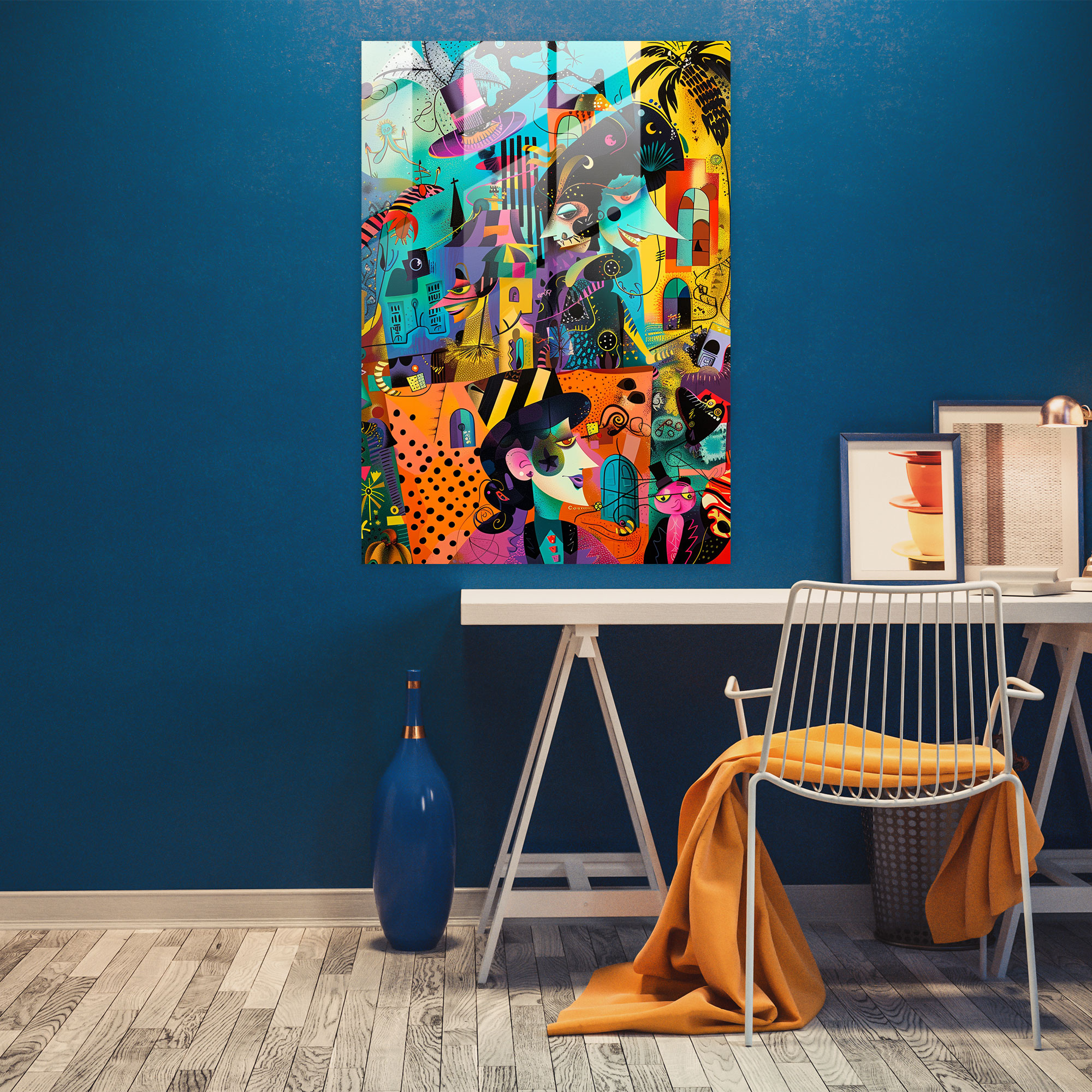 Popart Style Glass Art - Popart, Home Decoration, Popart Style, Glass Art