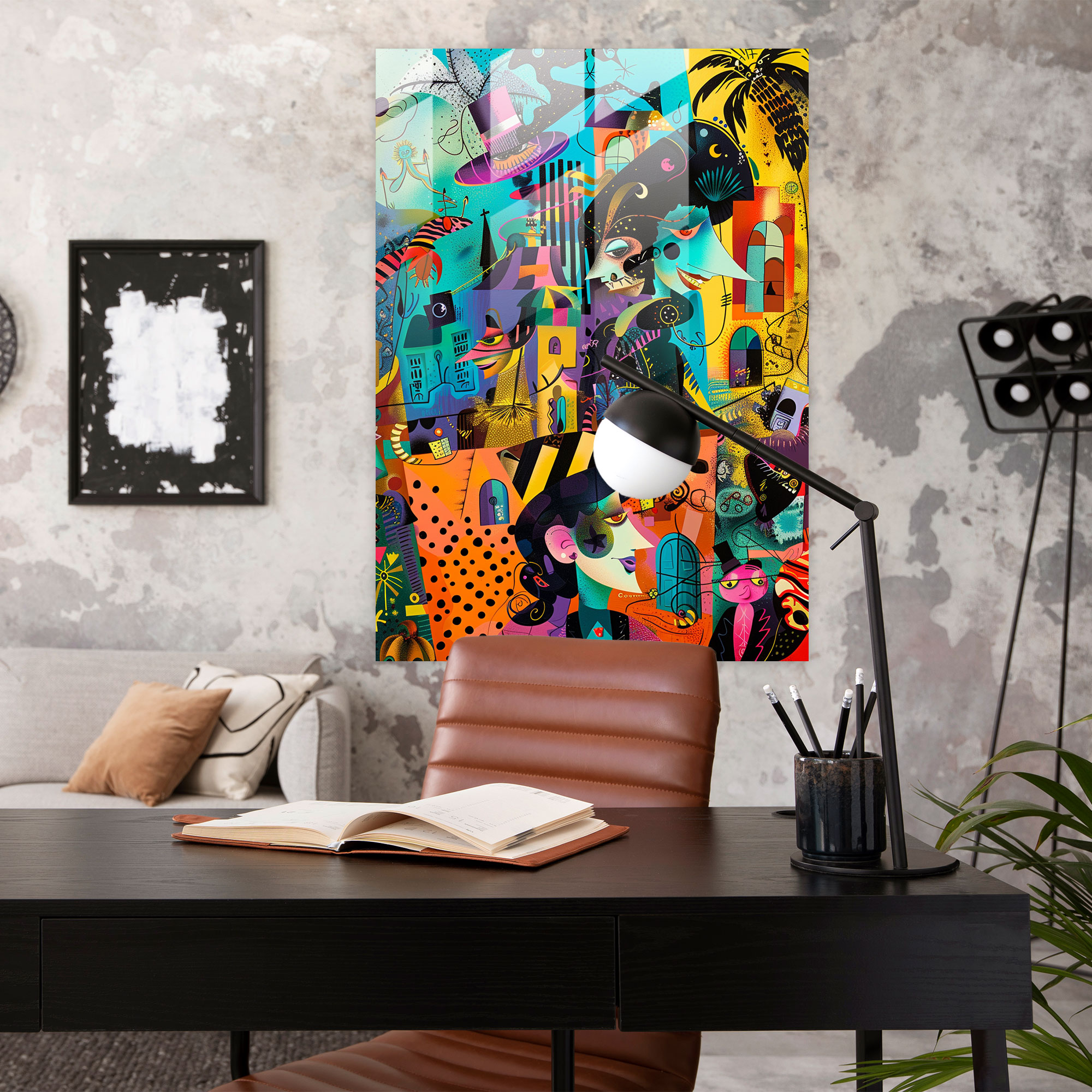 Popart Style Glass Art - Popart, Home Decoration, Popart Style, Glass Art