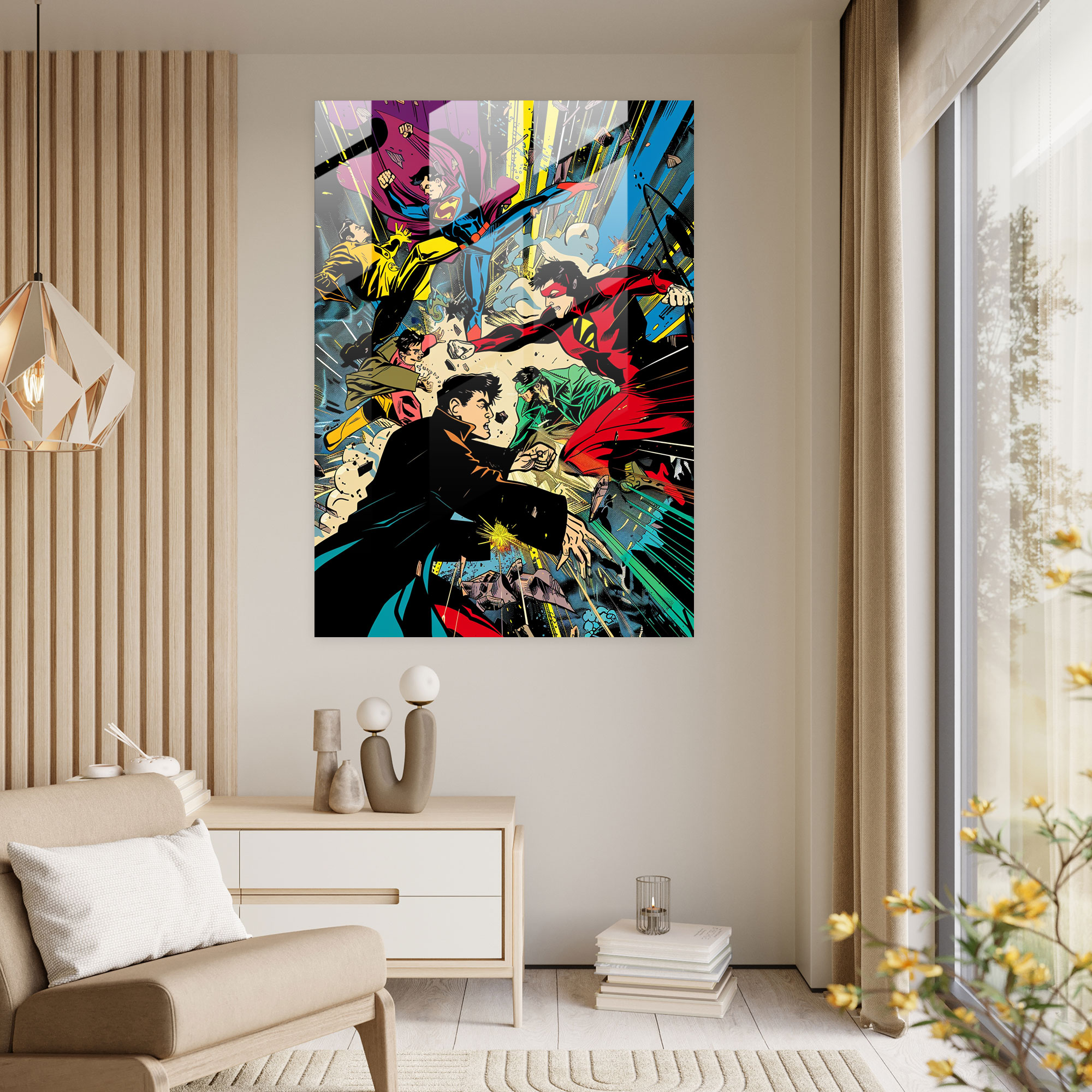 Popart Style Glass Print - Popart, Modern Art, Wall Decoration, Popart Style