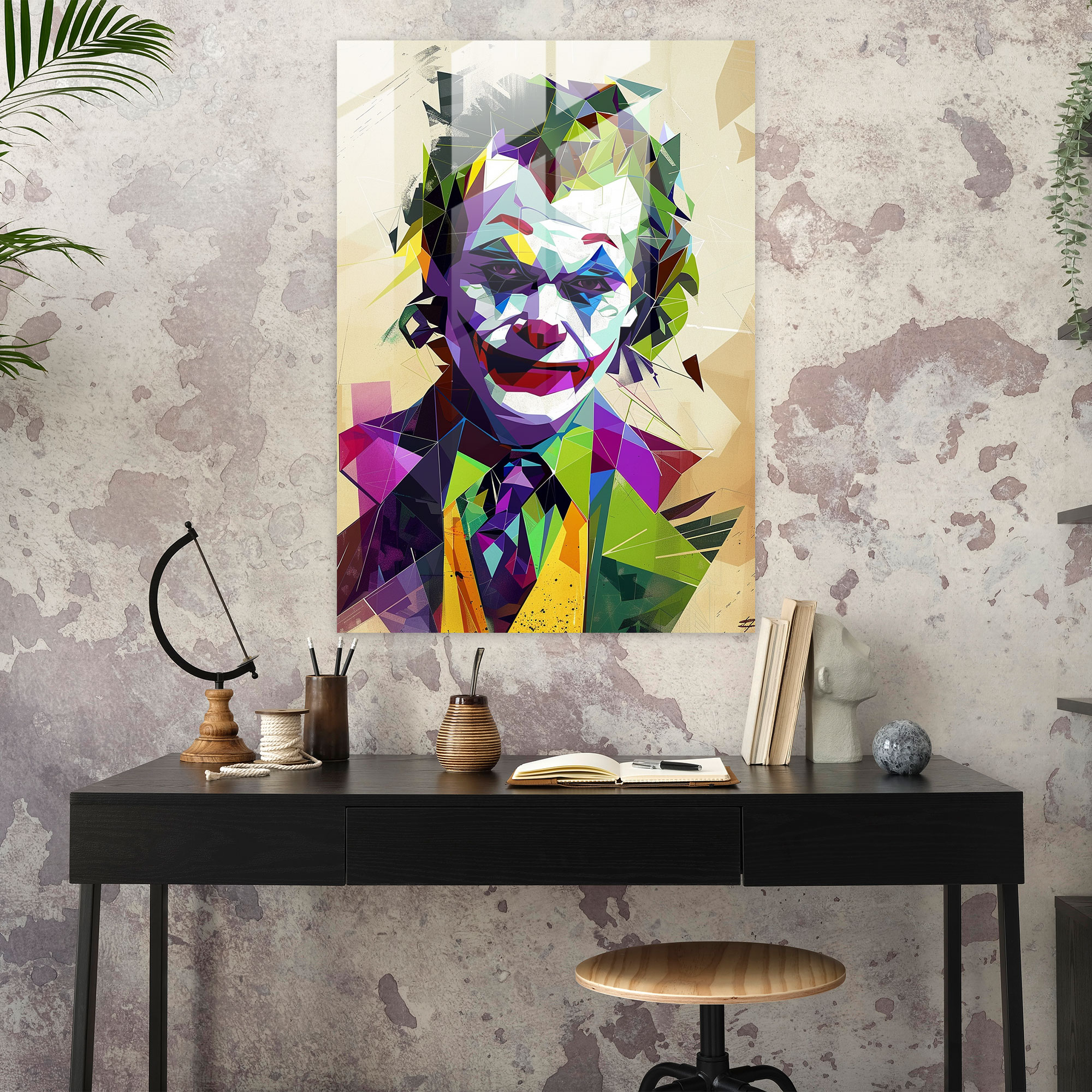 Popart Style Modern Art - Popart, Popart Style, Glass Print, Geometric Shapes