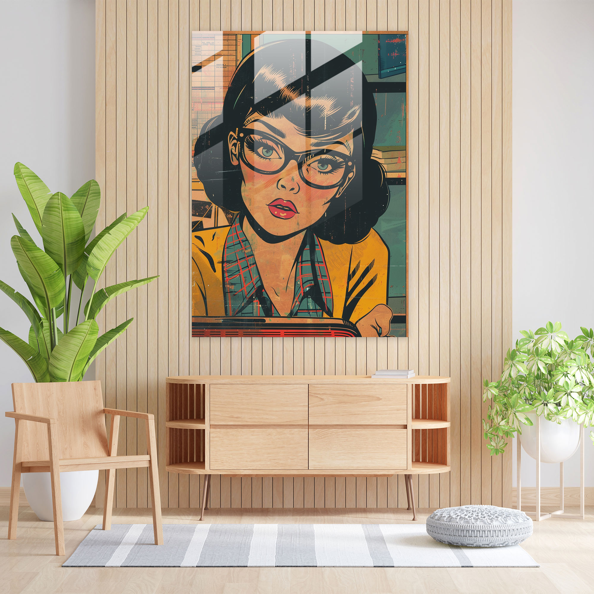 Popart Style Wall Decoration - Popart, Modern Art, Modern Edge, Retro Comic Strips