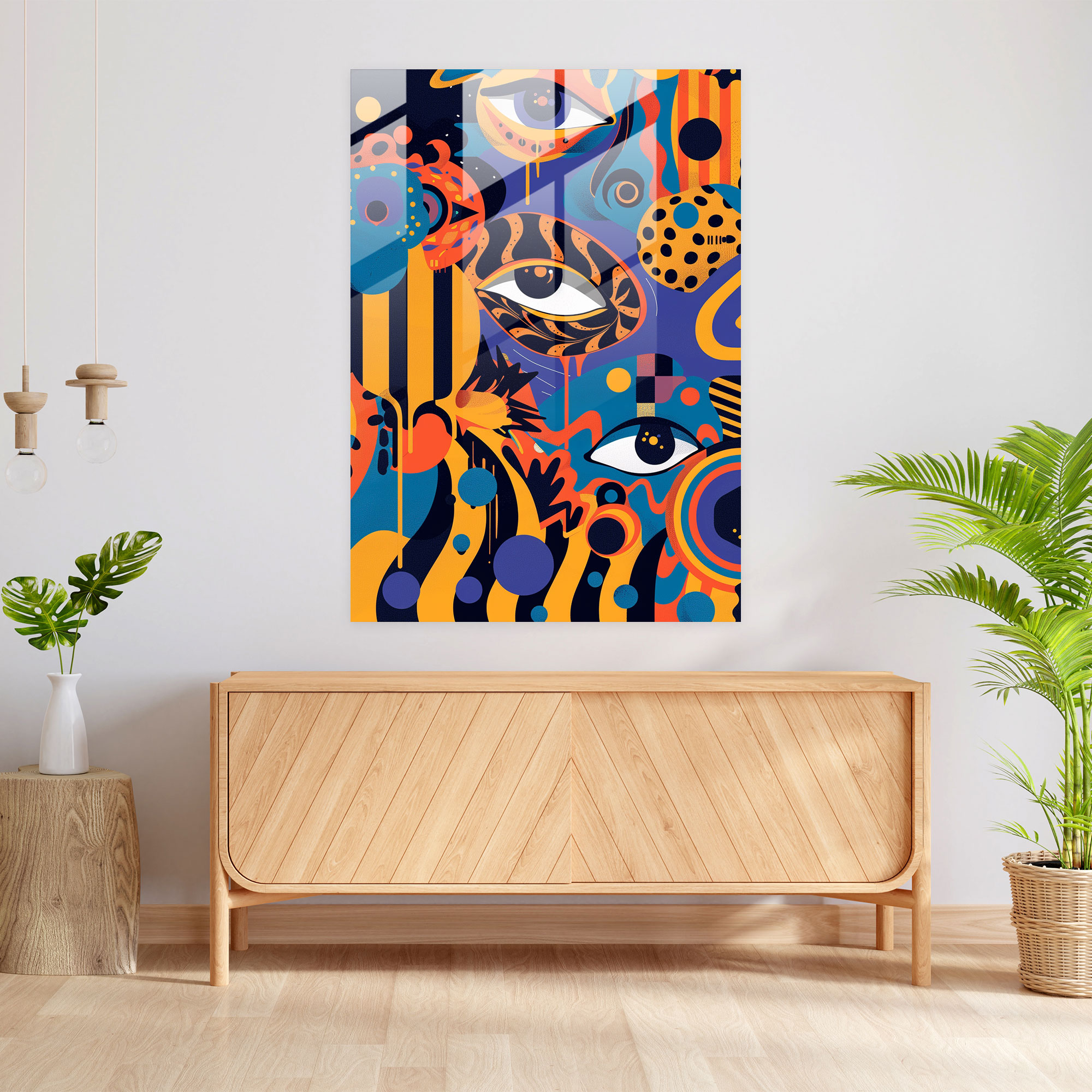 Popart Style Glass Art - Popart, Wall Decoration, Popart Style, Glass Art