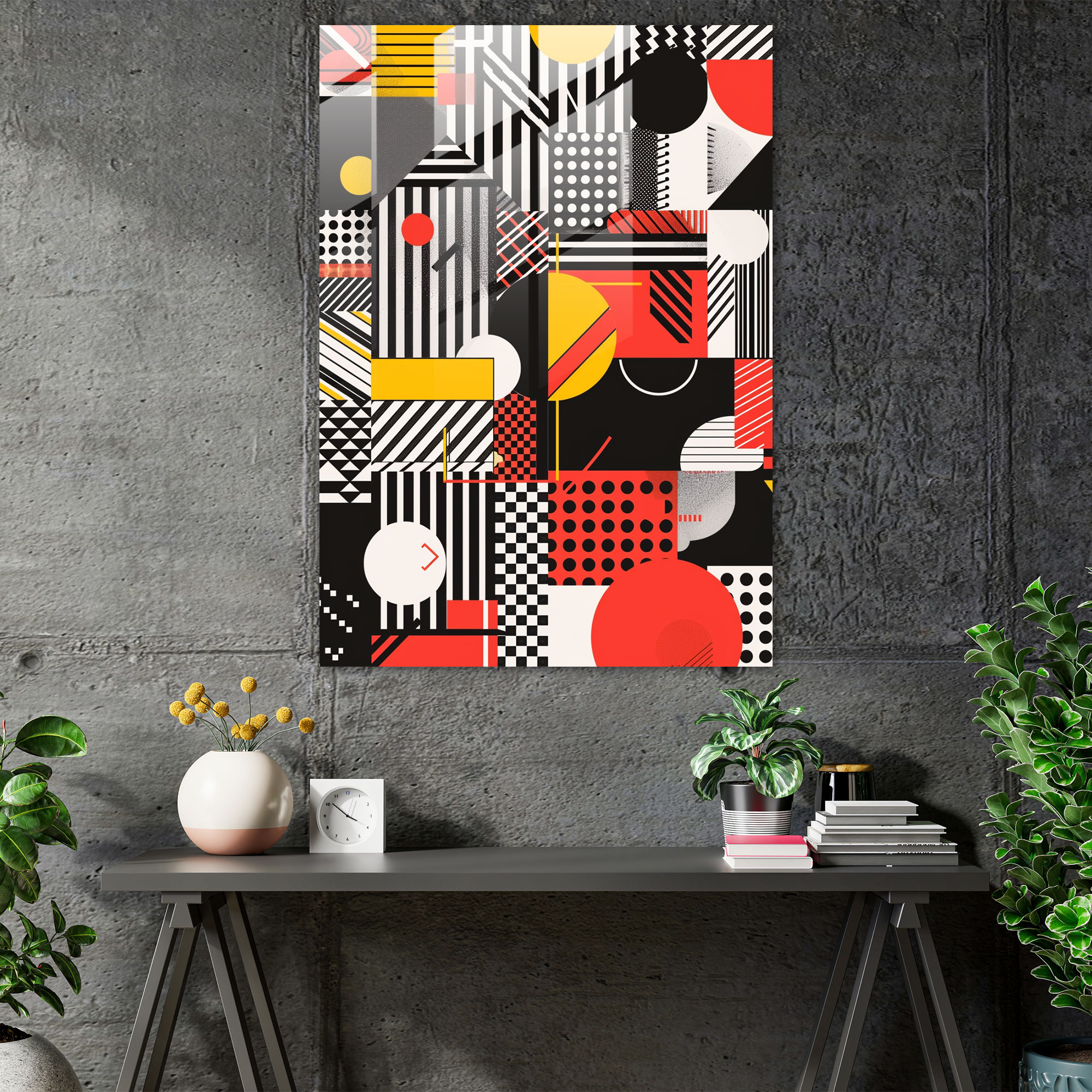 Popart Style Glass Wall Art - Popart, Wall Decoration, Glass Art, Popart Style