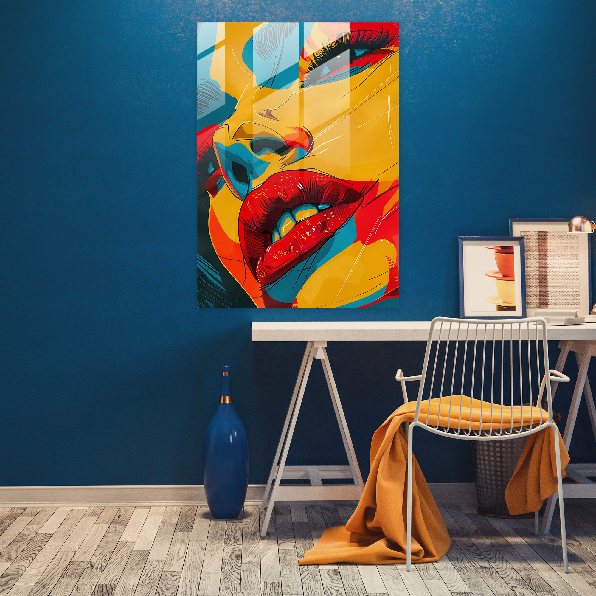 Popart Style Wall Decoration - Popart, Popart Style, Glass Print, Modern Art